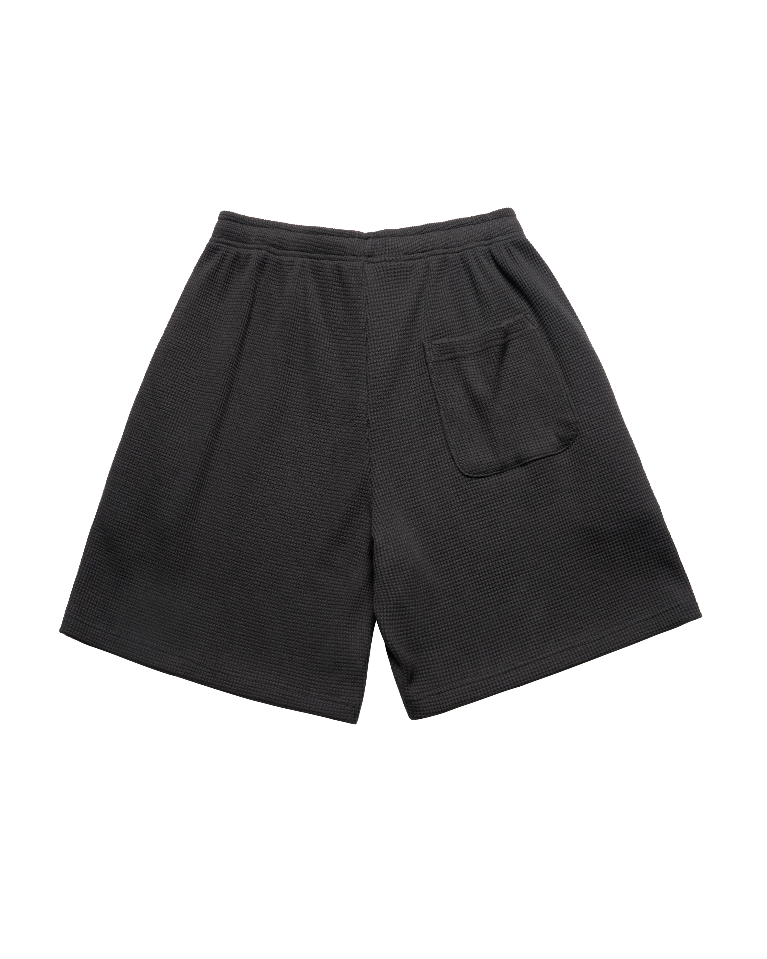 ADLV - Quần short BASIC LOGO WAFFLE Than chì