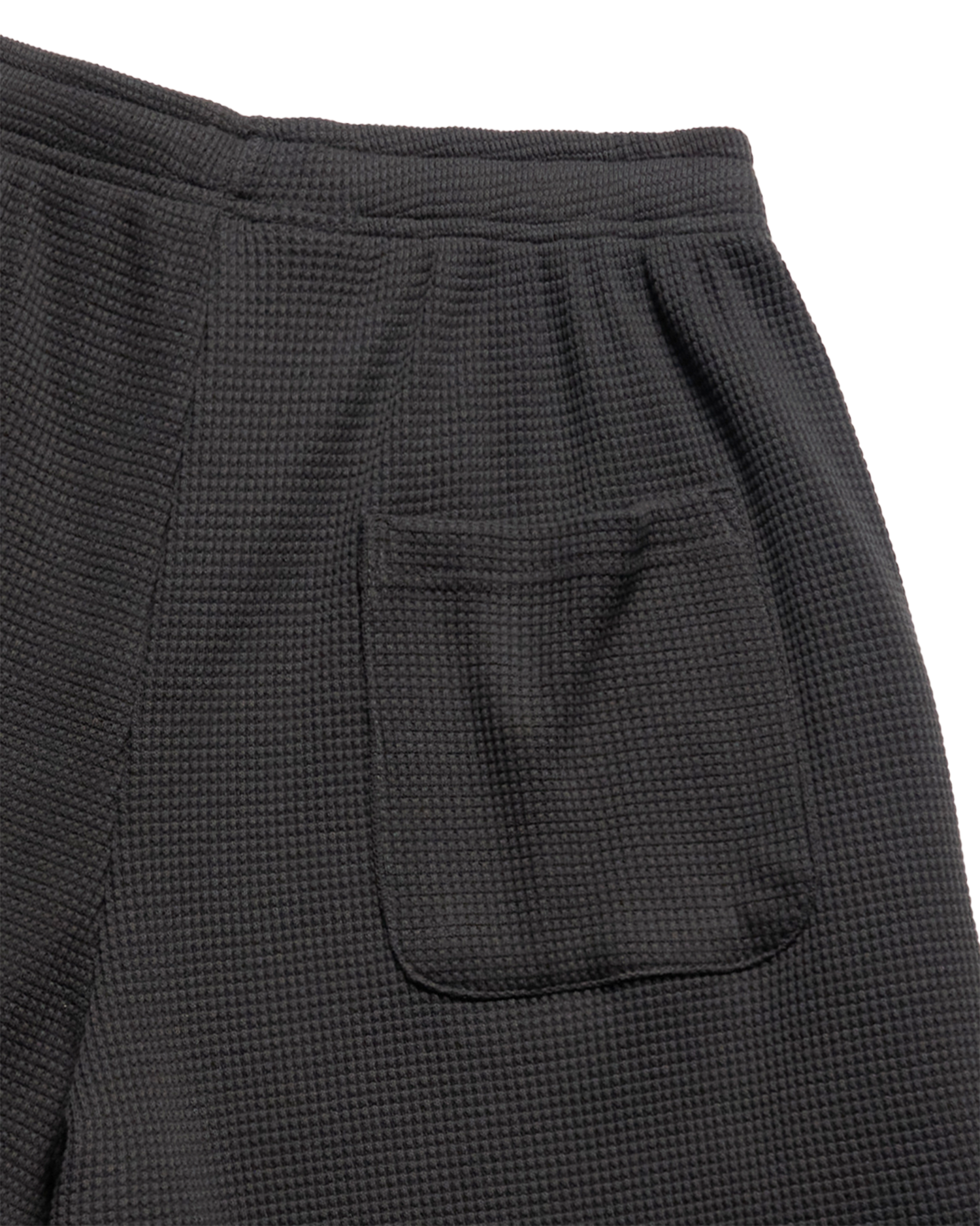 ADLV - Quần short BASIC LOGO WAFFLE Than chì