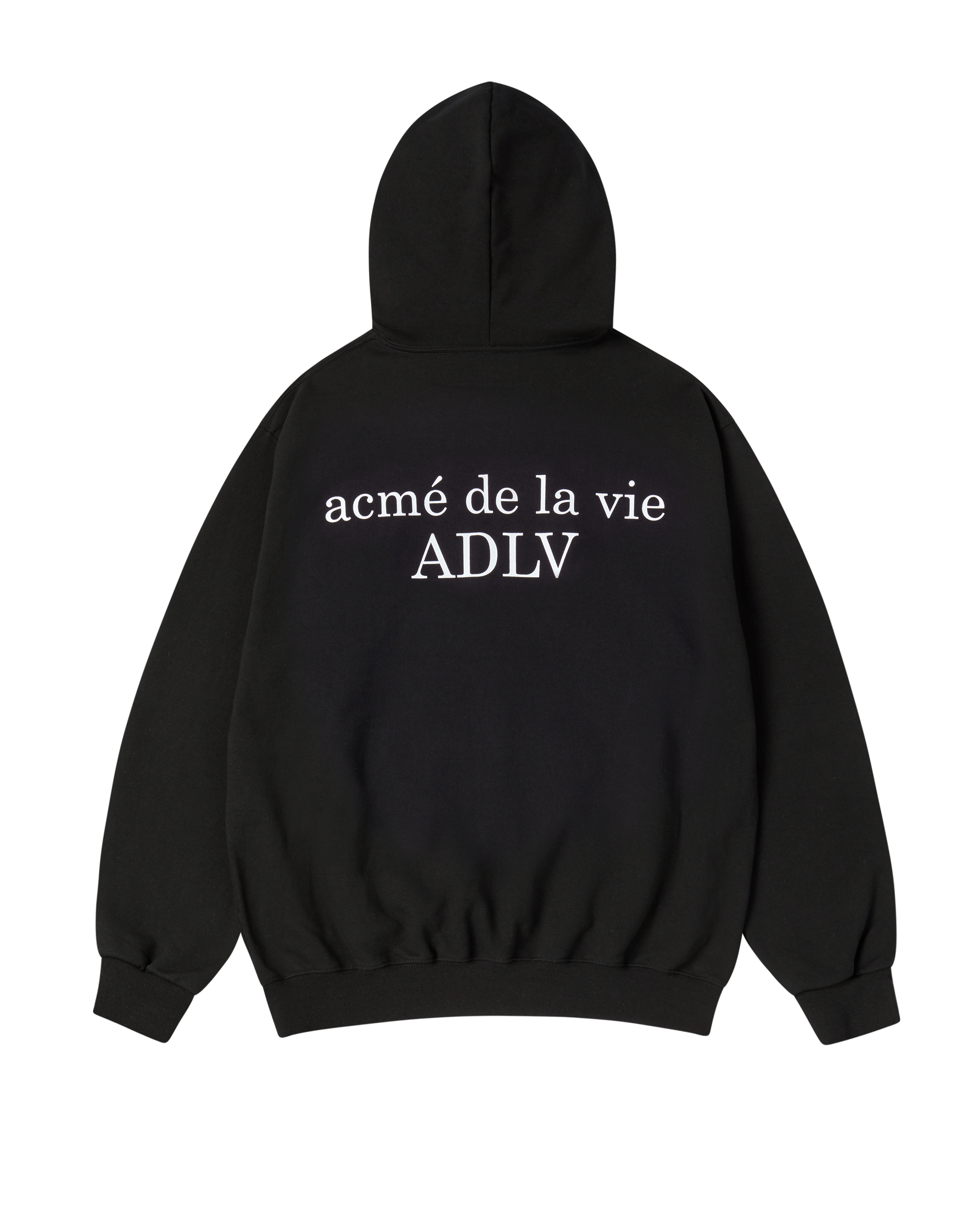 ADLV - Áo hoodie BASIC AC BEAR Đen