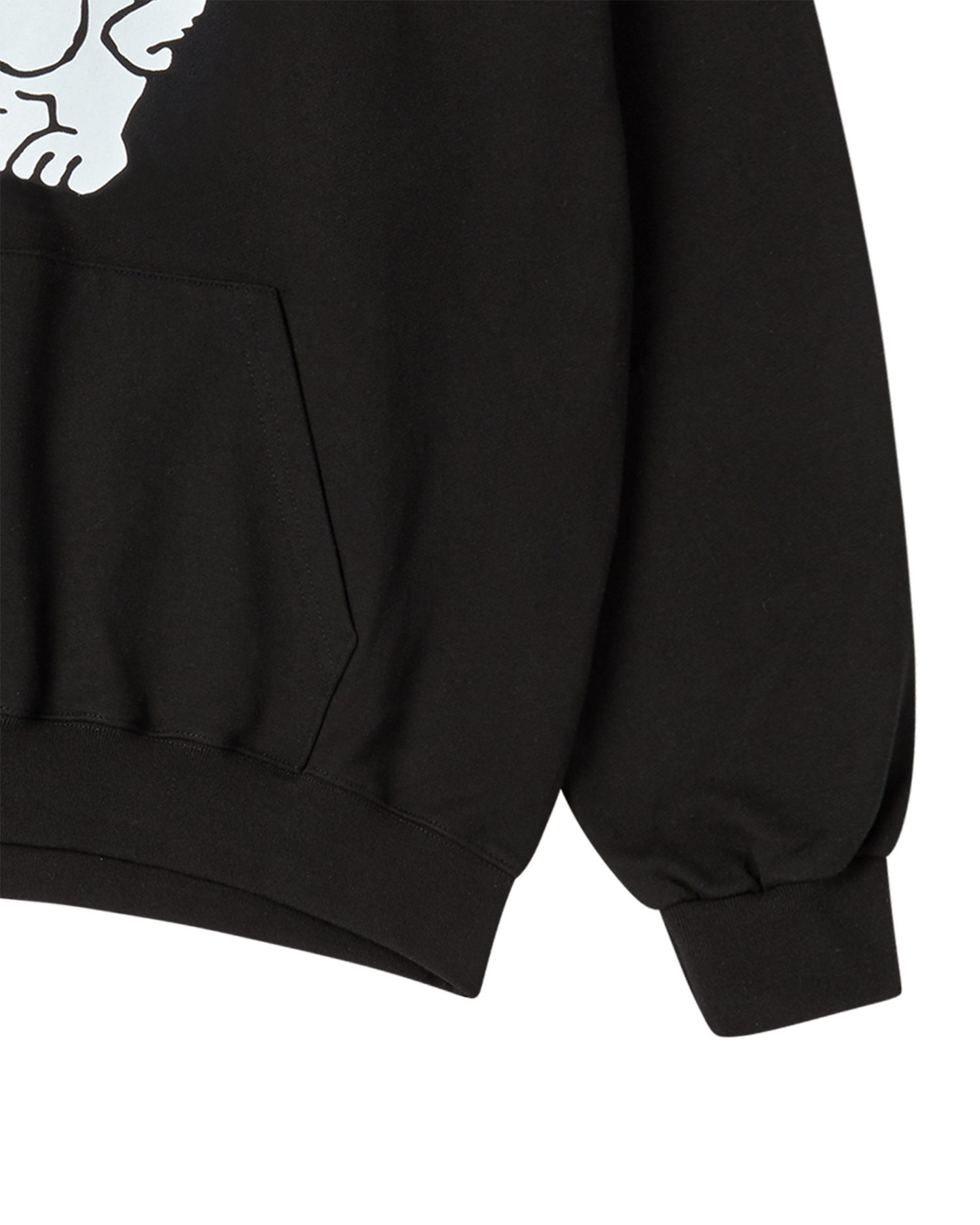 ADLV - Áo hoodie BASIC AC BEAR Đen