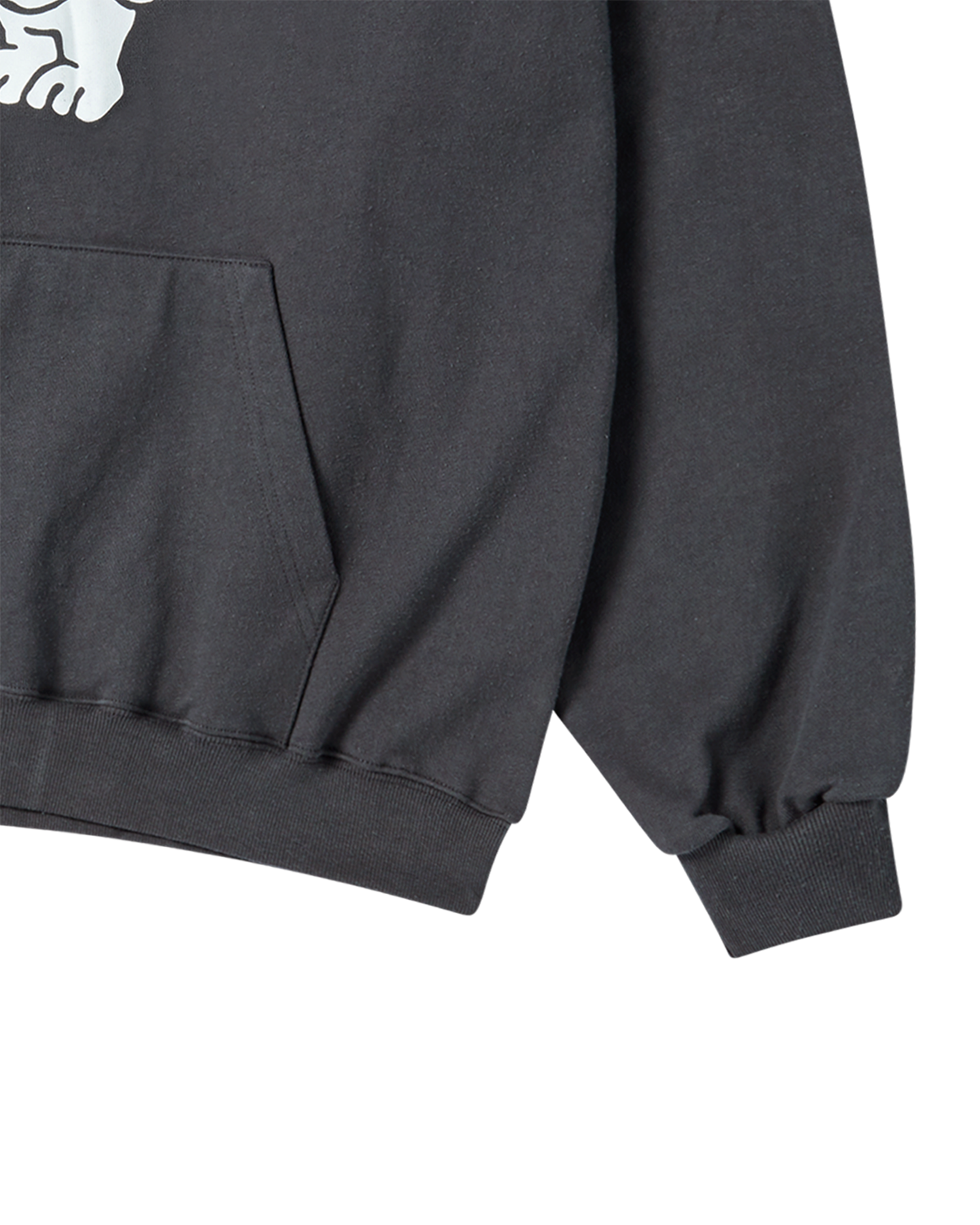 ADLV - Áo hoodie BASIC AC BEAR Than chì