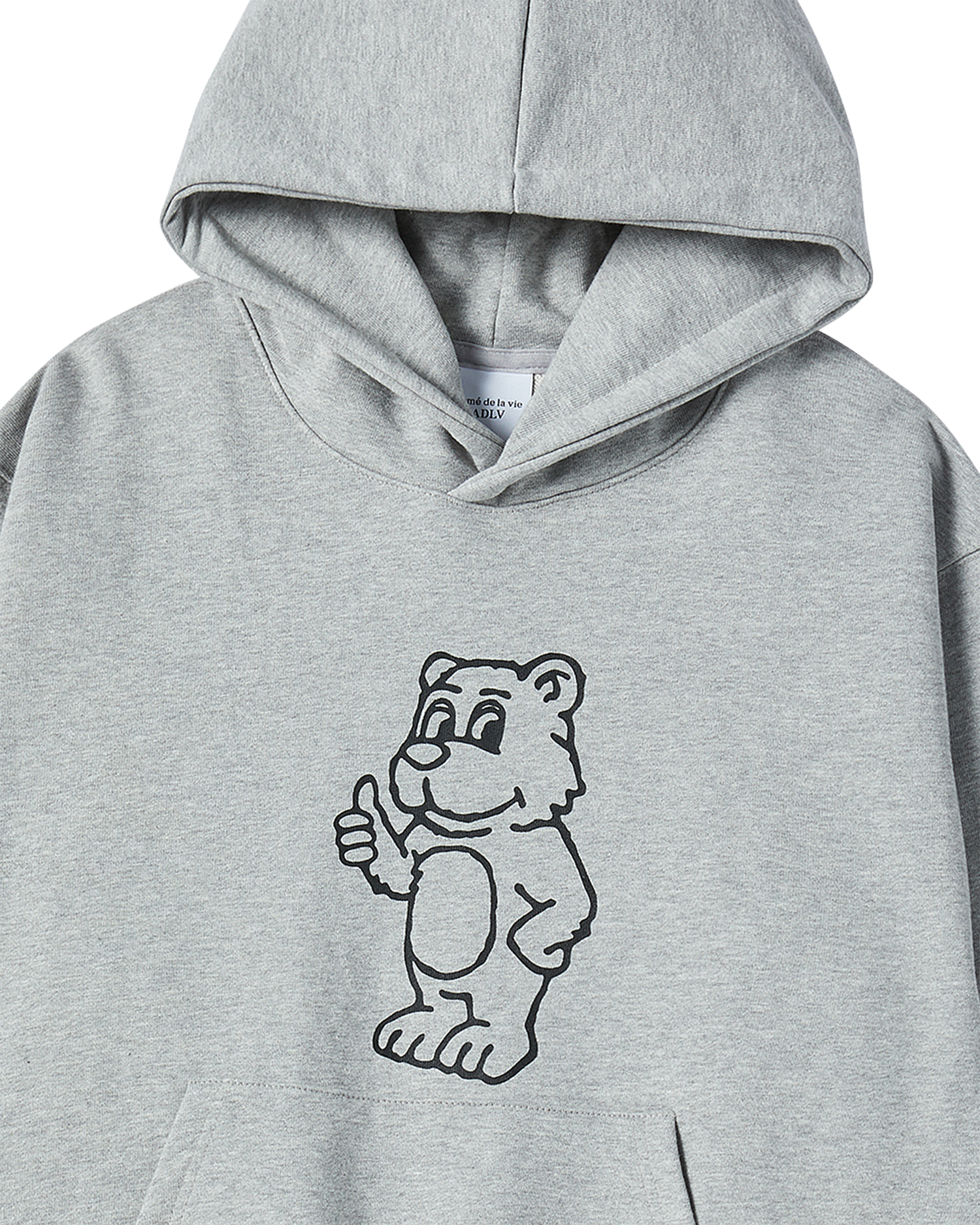Áo hoodie BASIC AC BEAR Muối tiêu