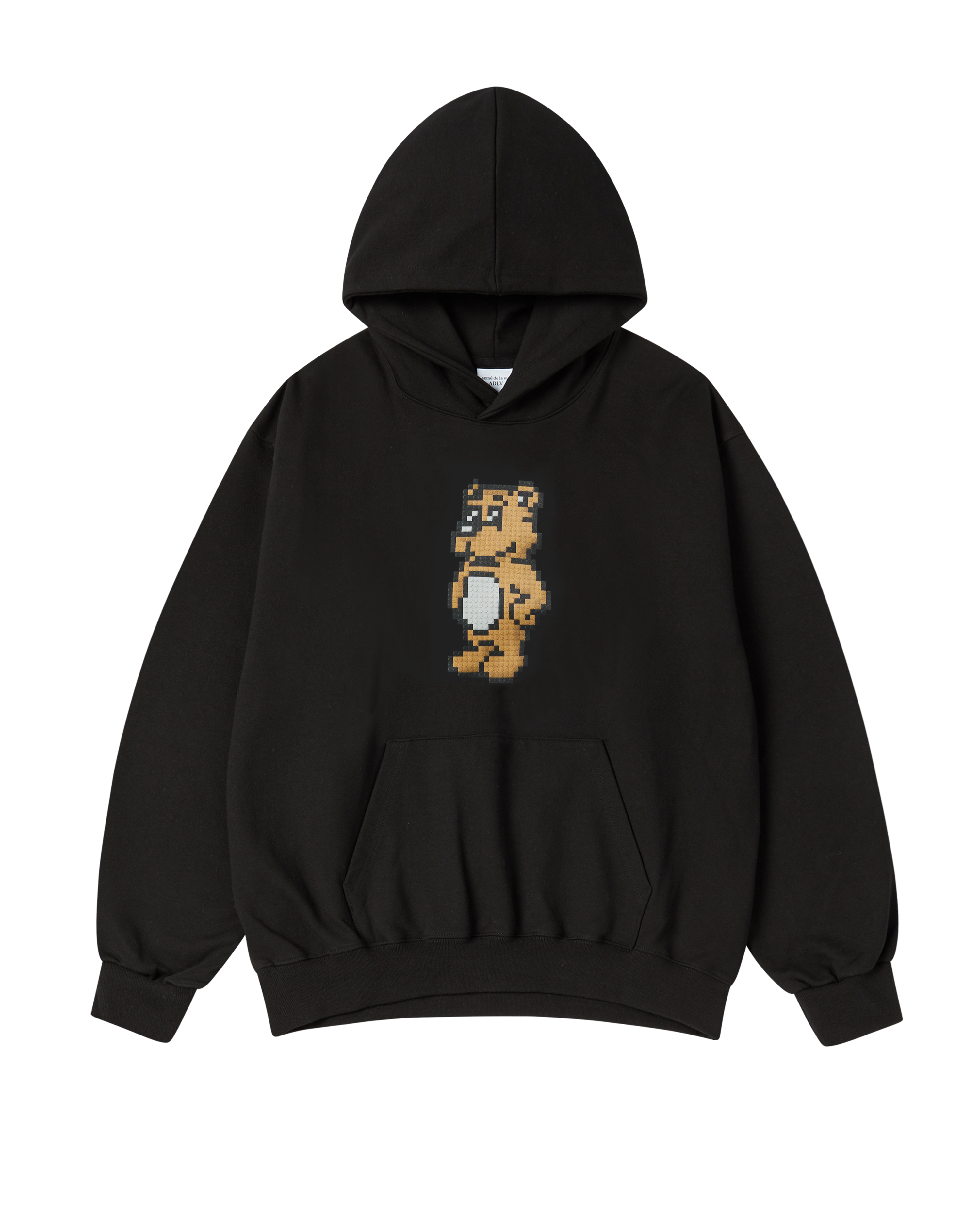 Áo hoodie BLOCK AC BEAR Đen