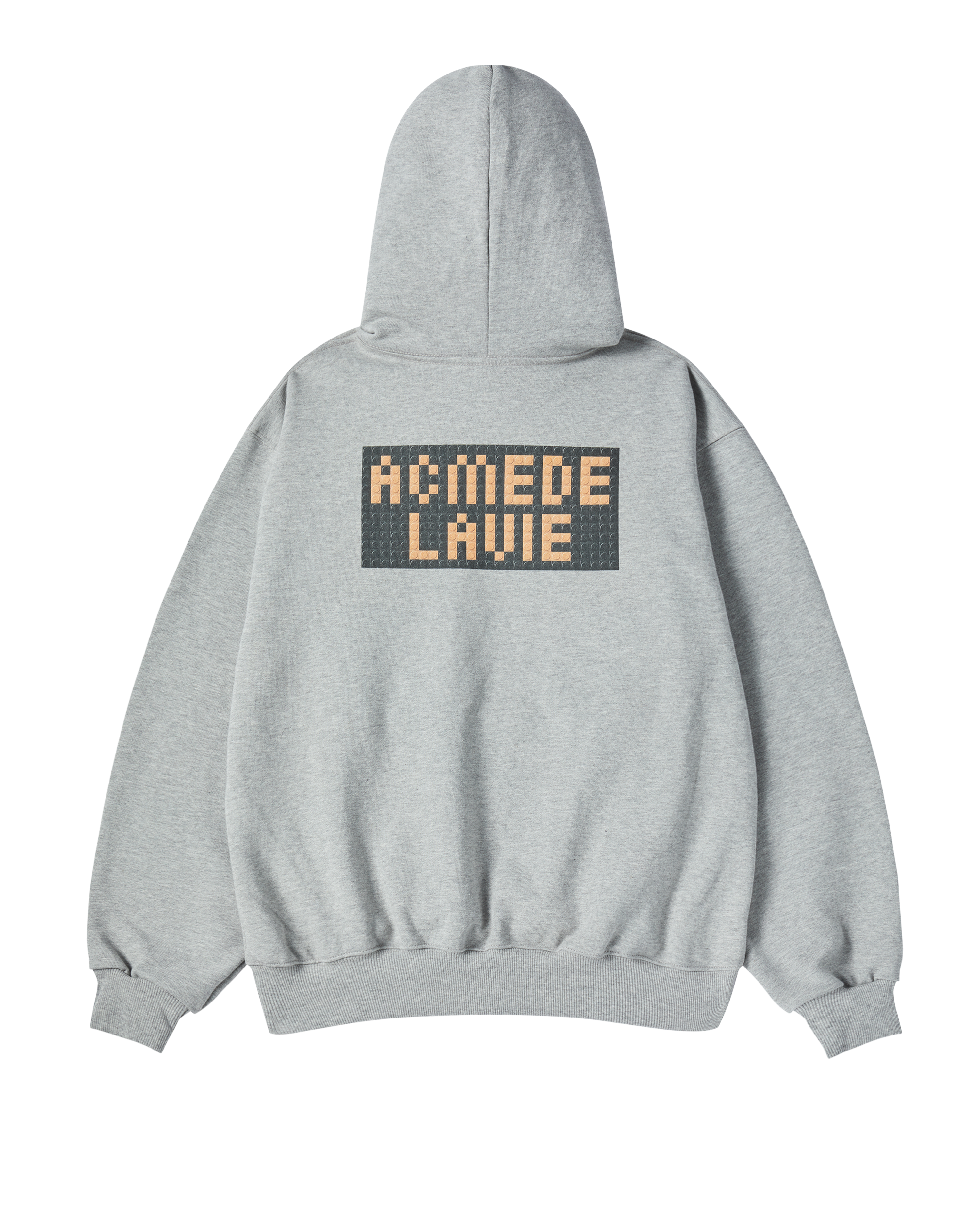 ADLV - Áo hoodie BLOCK AC BEAR Muối tiêu