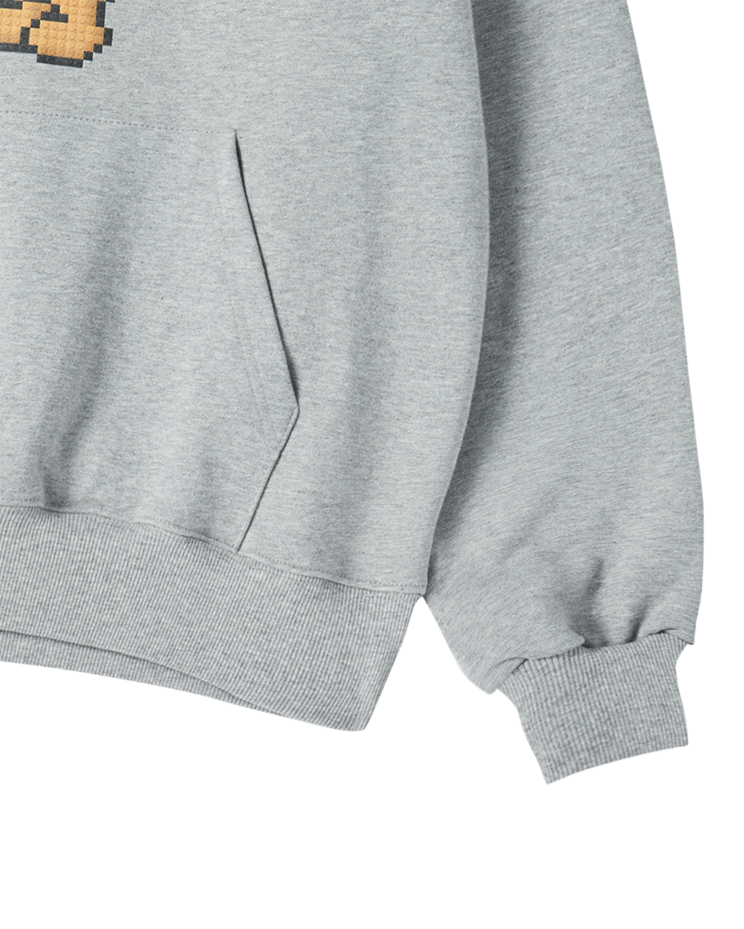ADLV - Áo hoodie BLOCK AC BEAR Muối tiêu