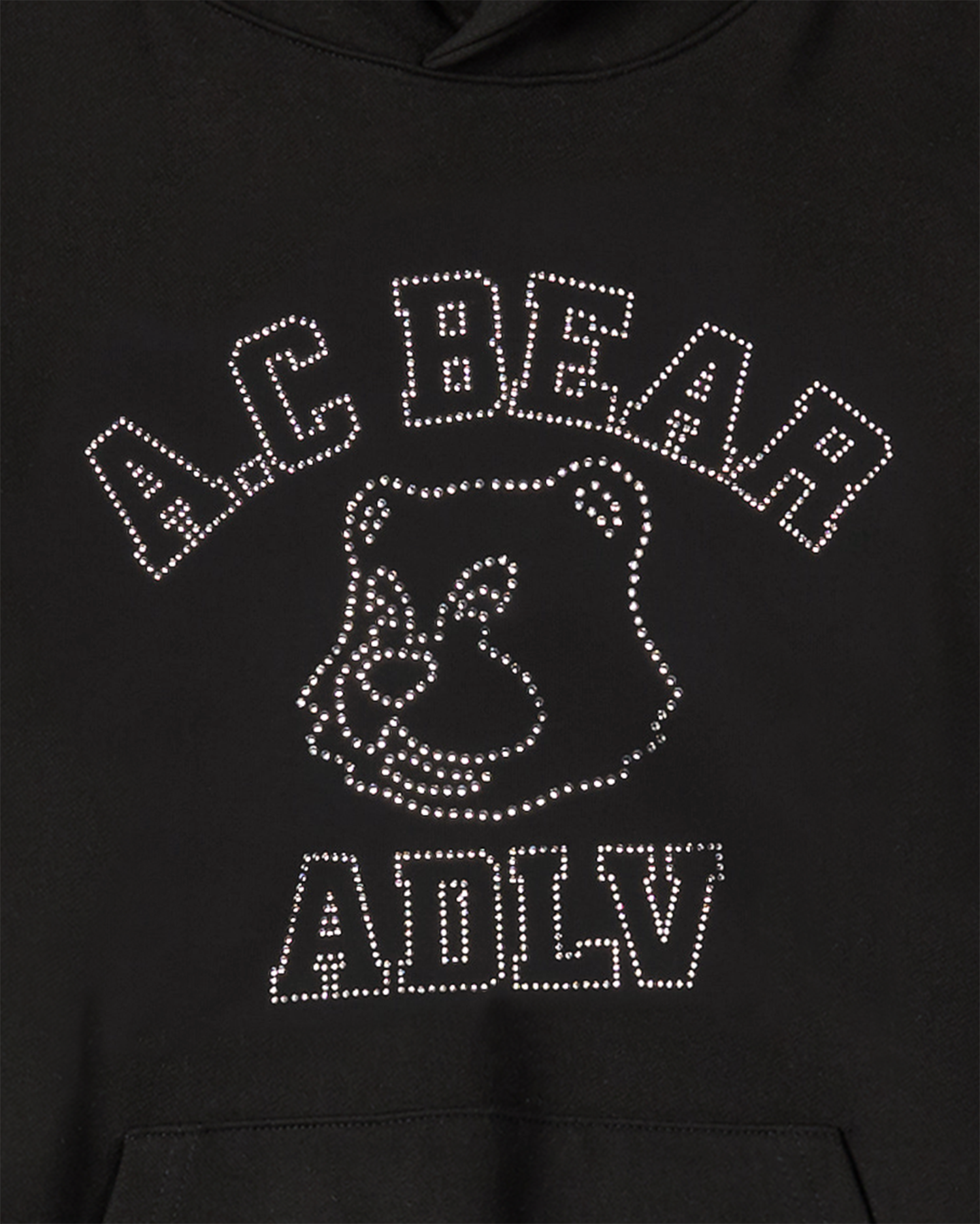 ADLV - Áo hoodie CUBIC AC BEAR Đen