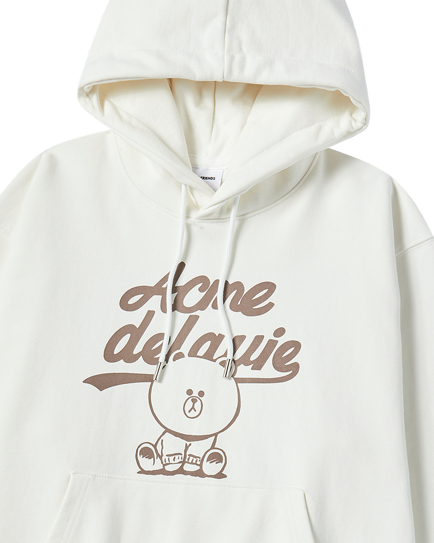 ADLV - Áo hoodie AUTHENTIC LINE FRIENDS Kem