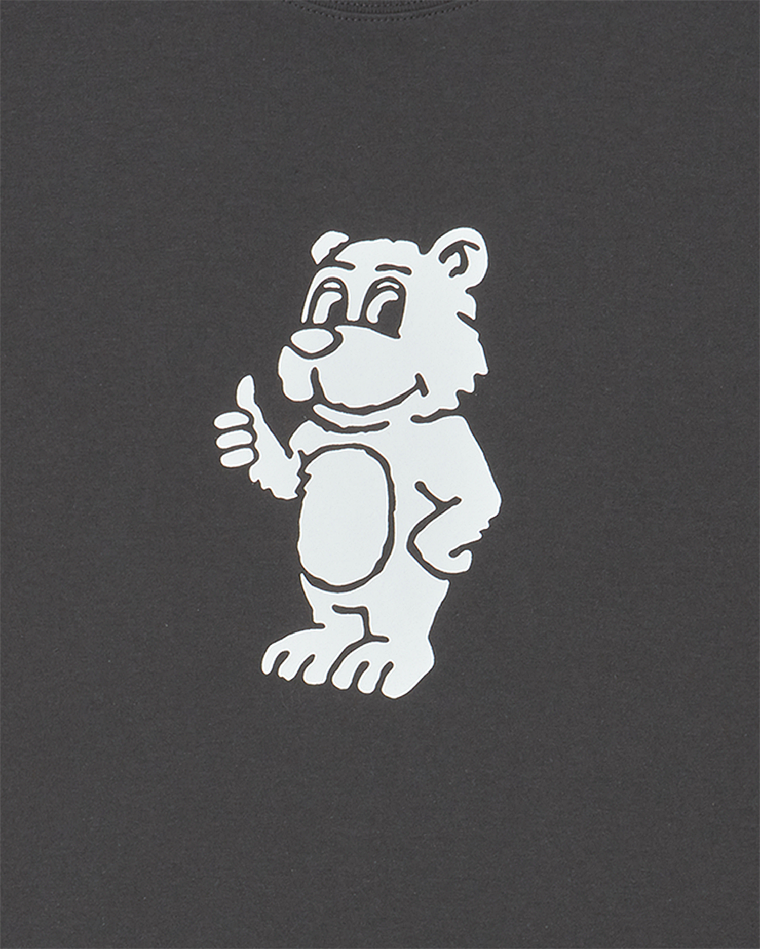 Áo thun ngắn tay BASIC AC BEAR Than chì