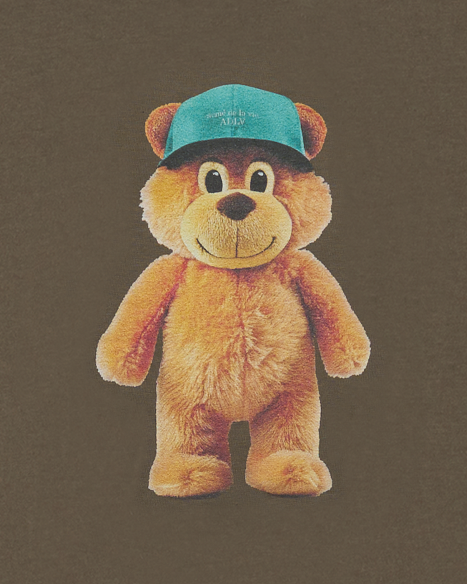 ADLV - Áo thun 3D STAND AC BEAR Ca cao