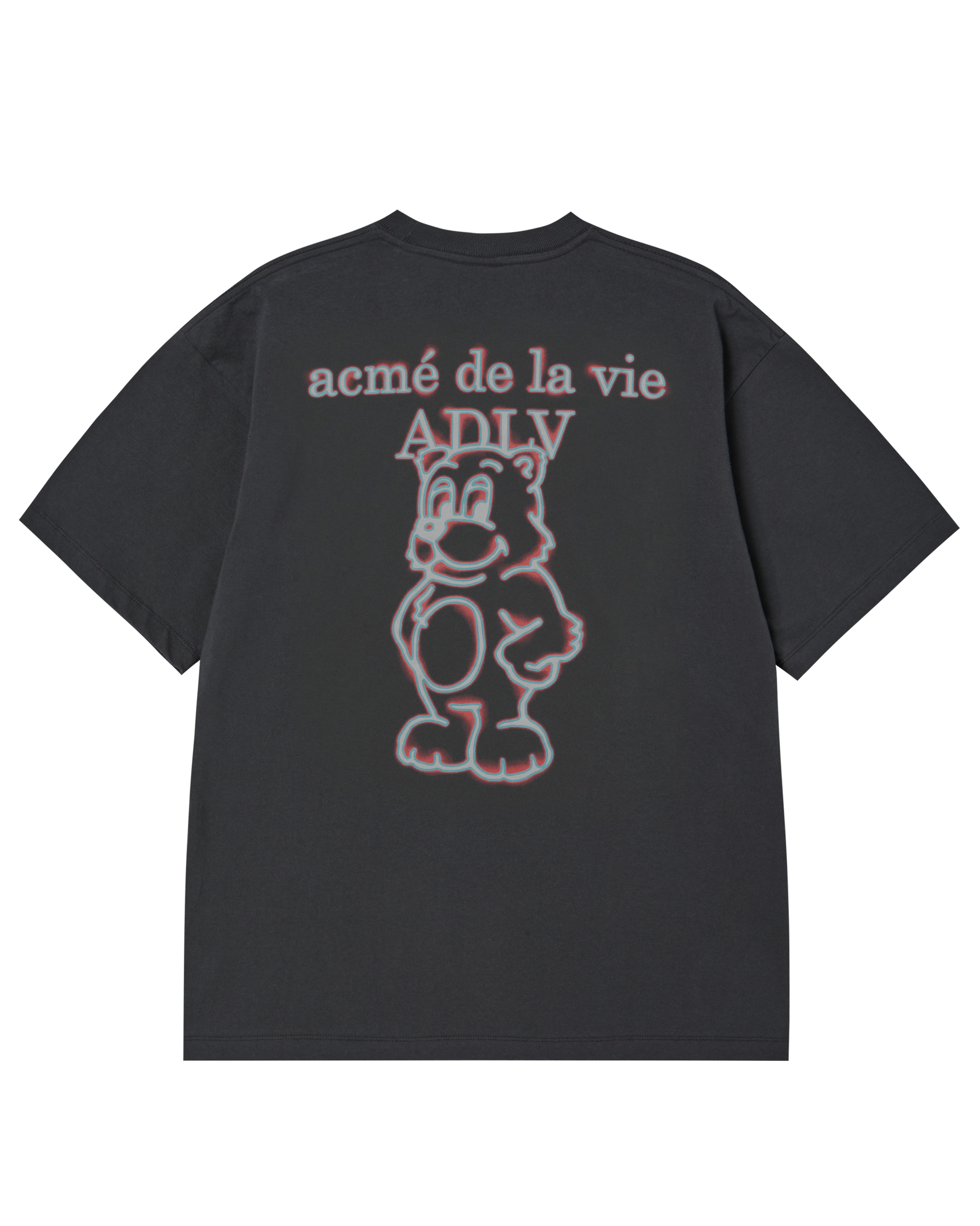 ADLV - Áo thun  GLOW AC BEAR Than chì