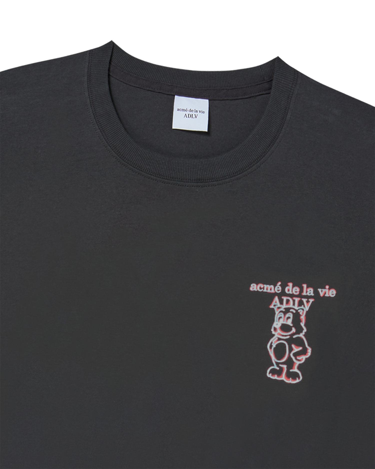 ADLV - Áo thun  GLOW AC BEAR Than chì