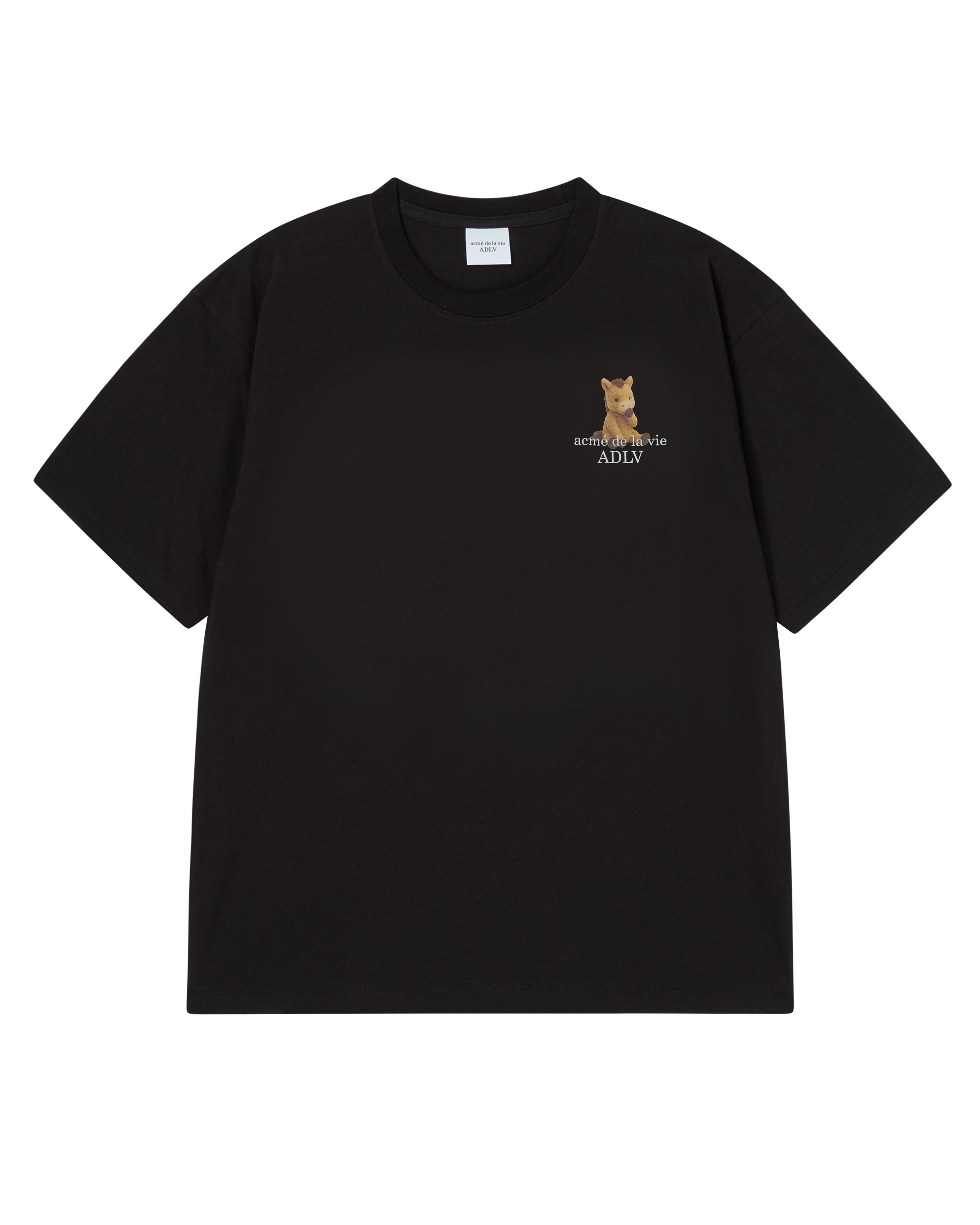 Áo thun HORSE BASIC LOGO Đen