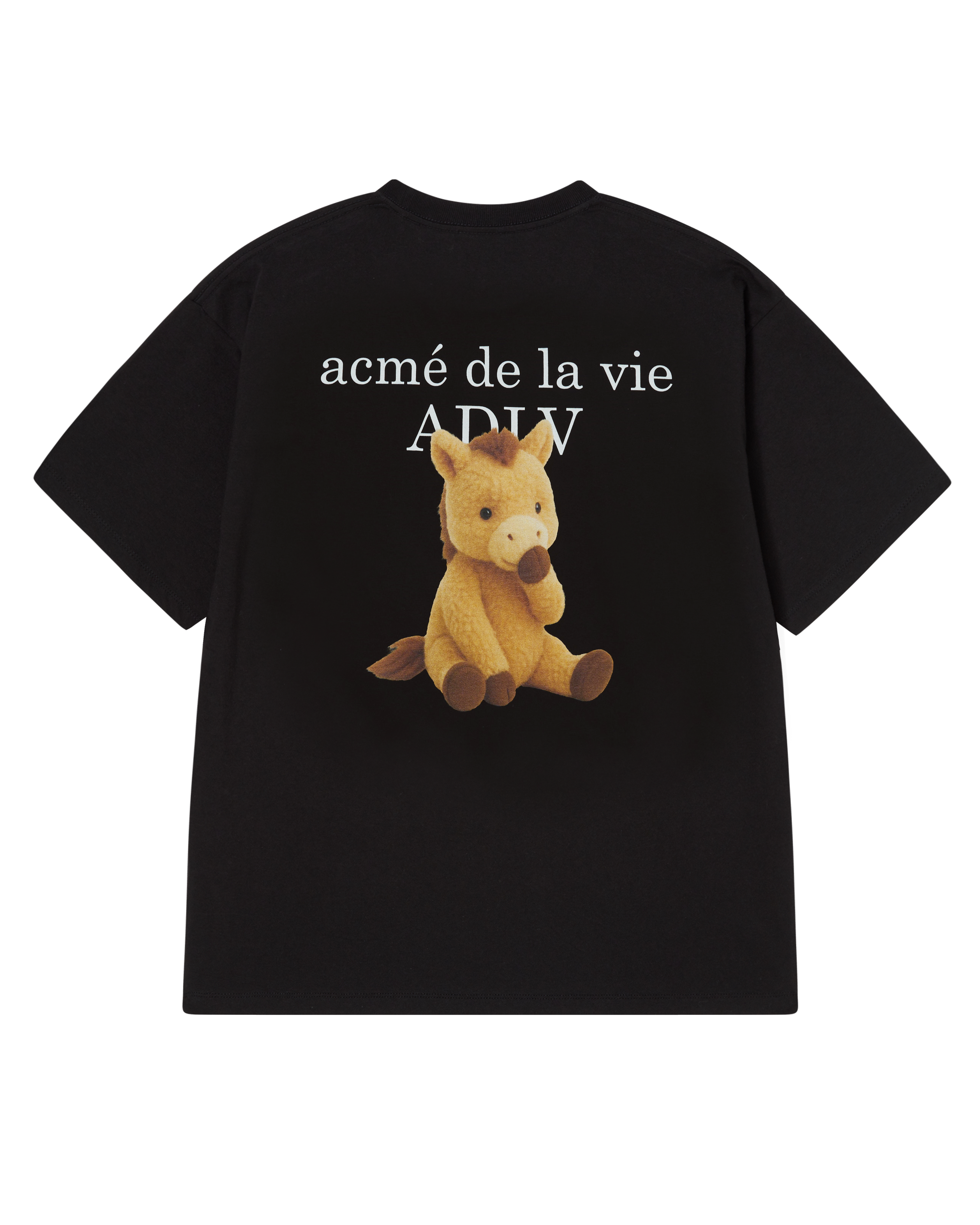 ADLV - Áo thun HORSE BASIC LOGO Đen