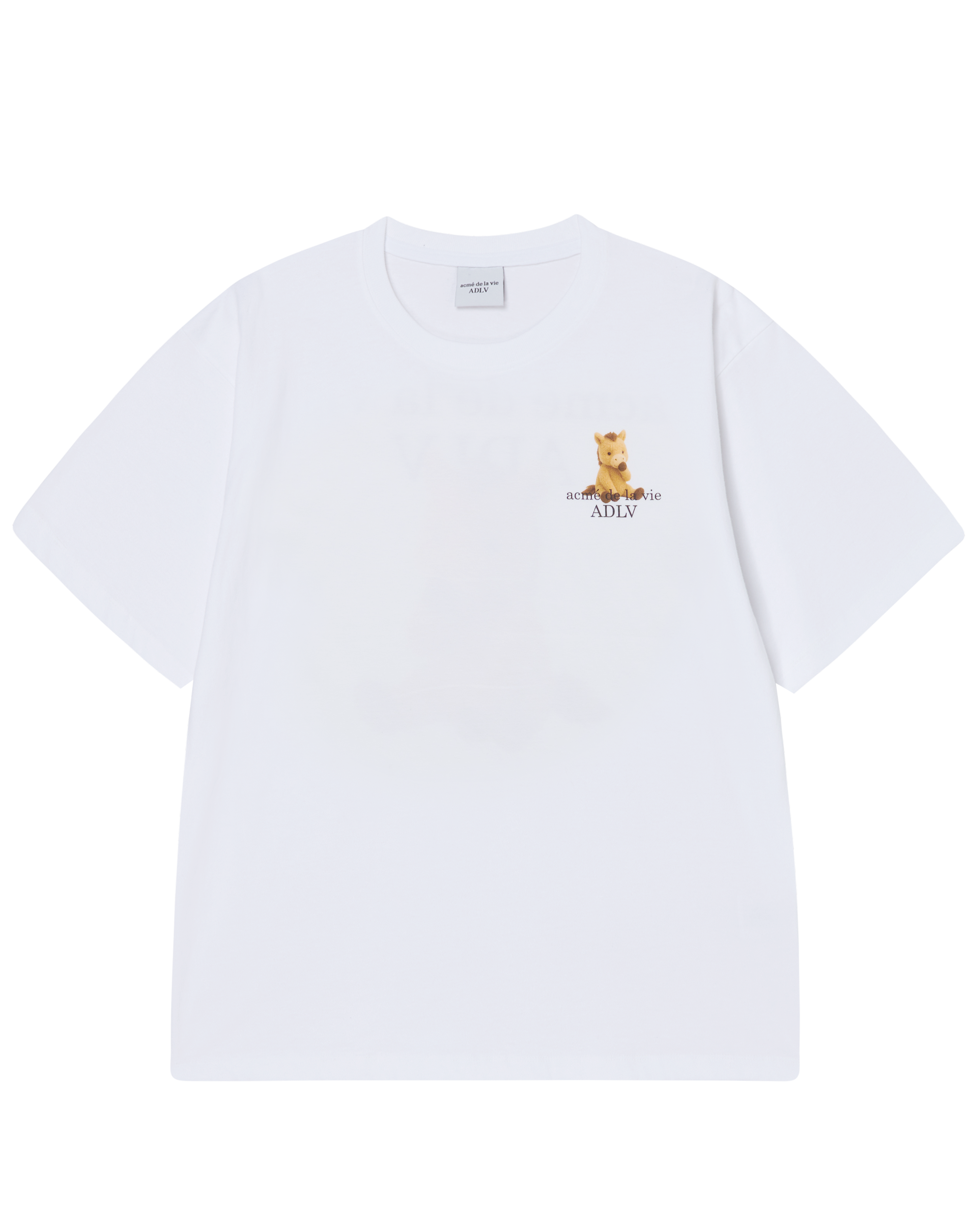 ADLV - Áo thun HORSE BASIC LOGO Trắng
