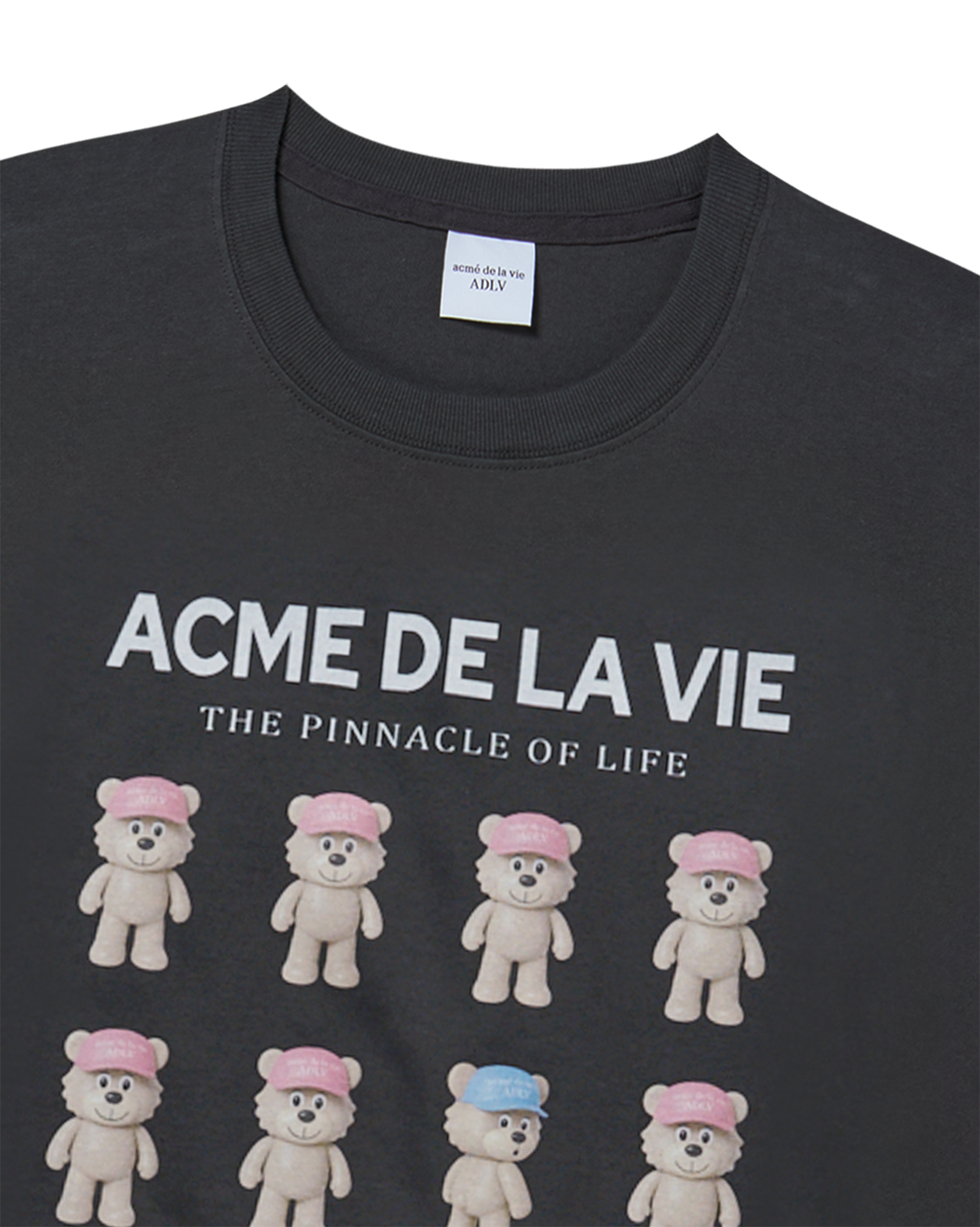 ADLV - Áo thun PLASTIC AC BEAR Than chì