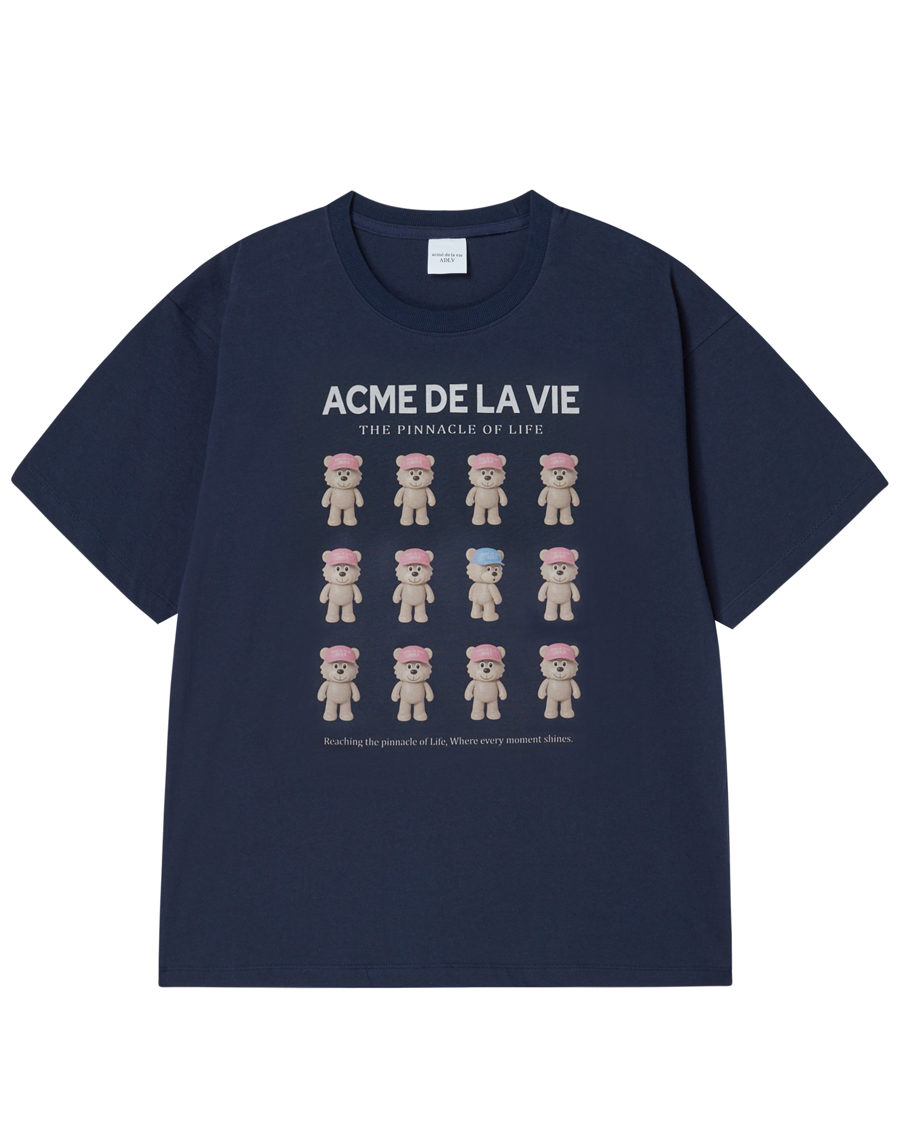 ADLV - Áo thun PLASTIC AC BEAR Xanh navy