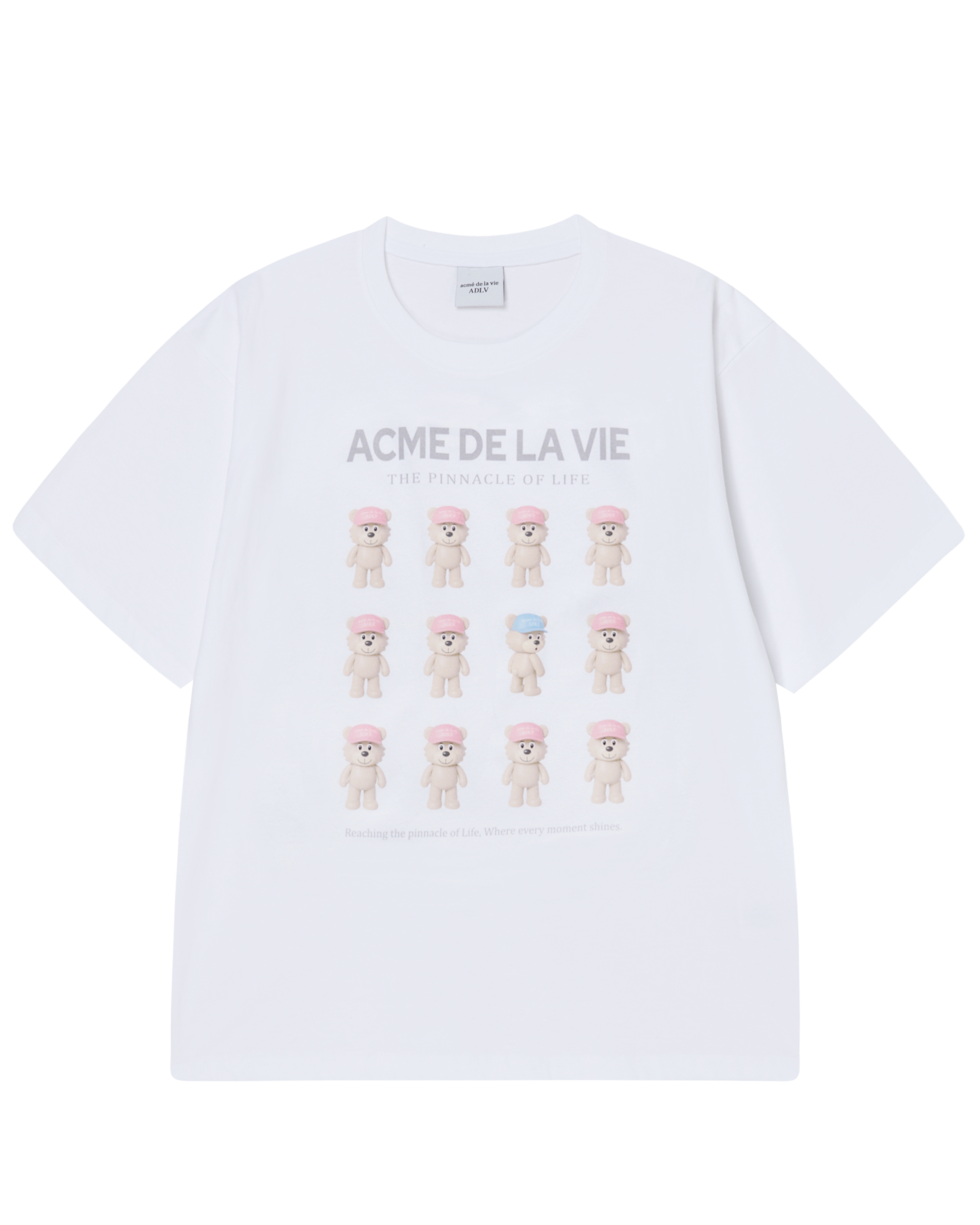 ADLV - Áo thun PLASTIC AC BEAR Trắng