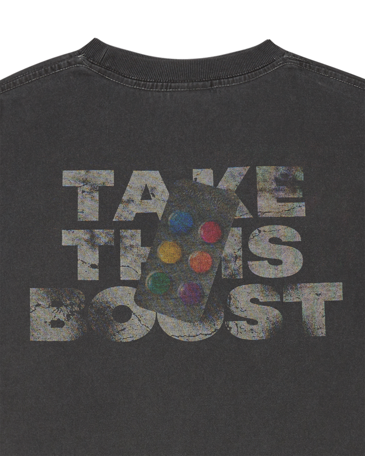 ADLV - Áo thun TAKE YOUR BOOST PIGMENT Than chì