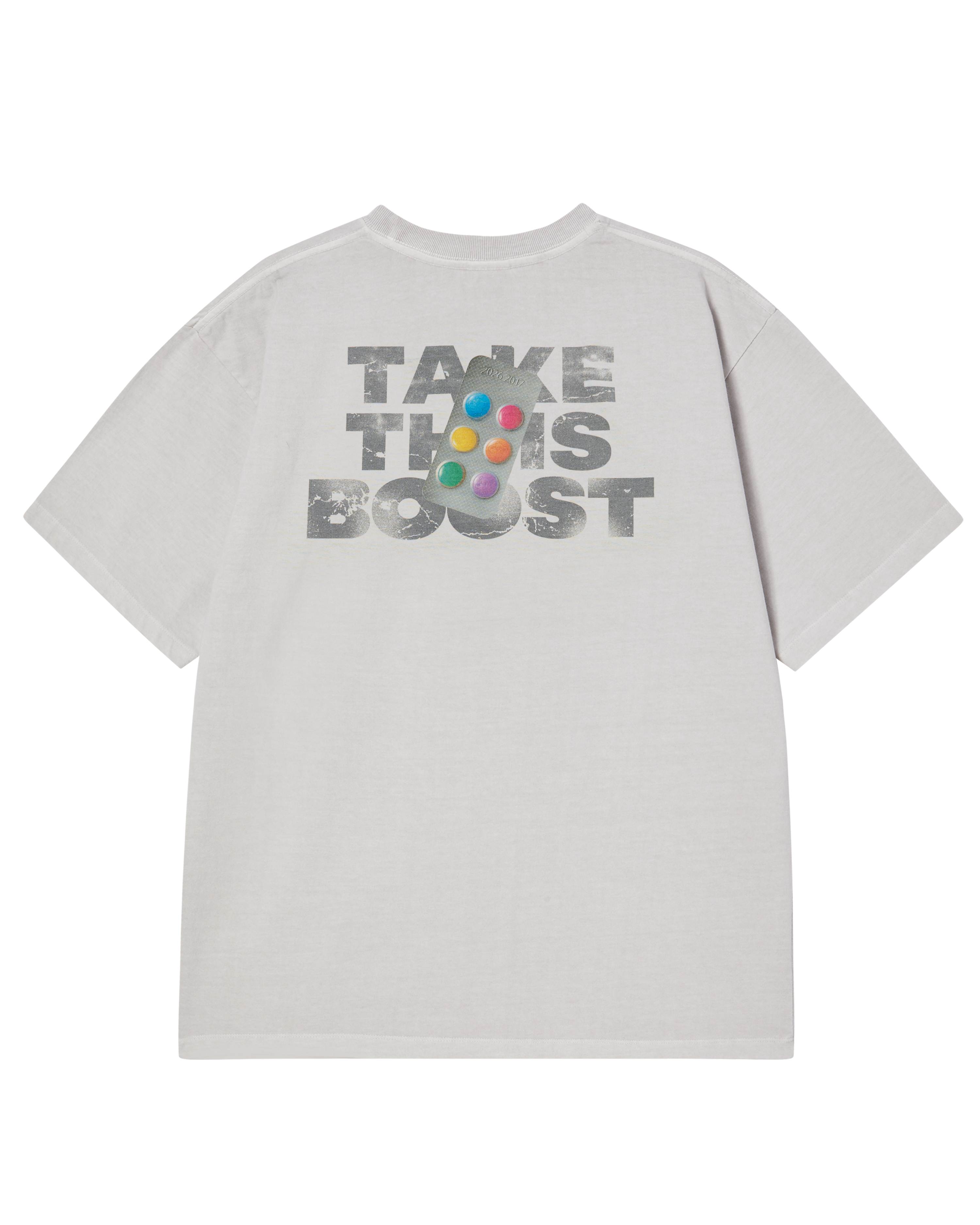 ADLV - Áo thun TAKE YOUR BOOST PIGMENT Xám nhạt