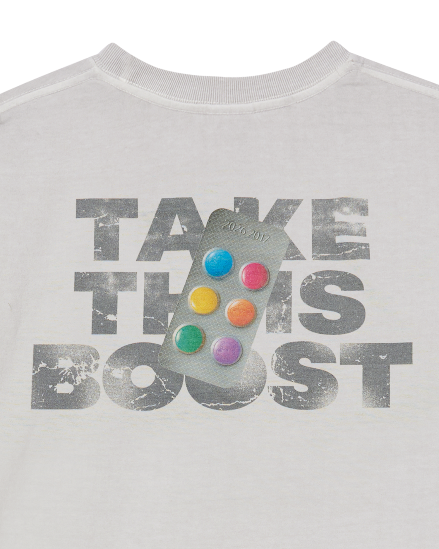 ADLV - Áo thun TAKE YOUR BOOST PIGMENT Xám nhạt