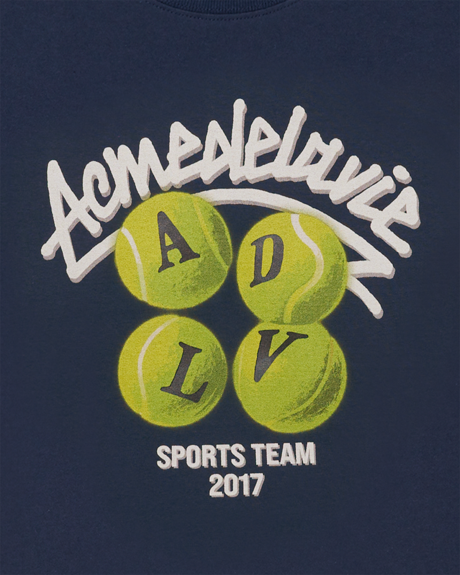 ADLV - Áo thun TENNIS BALL Xanh navy