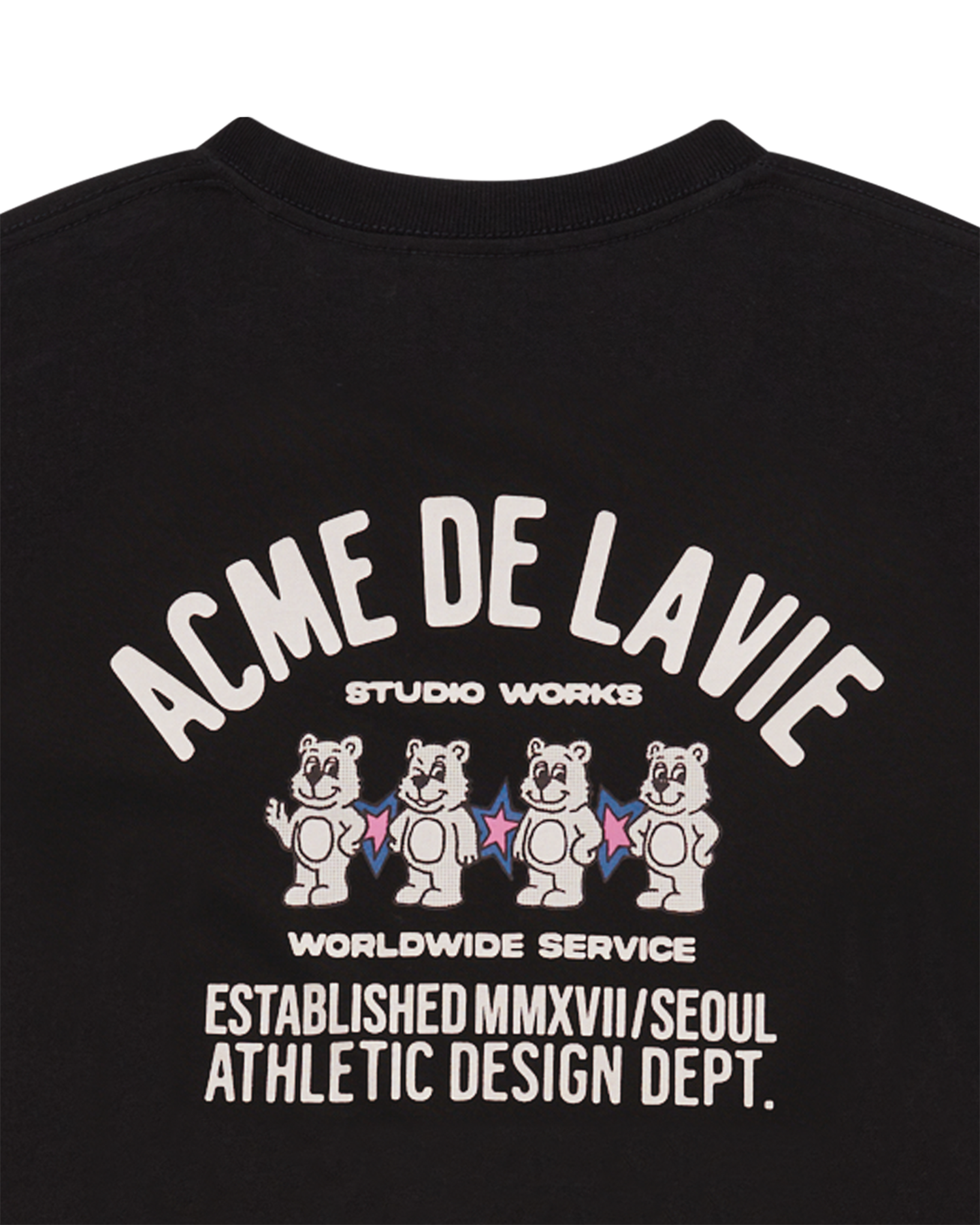 ADLV - Áo thun FOUR AC BEAR Đen
