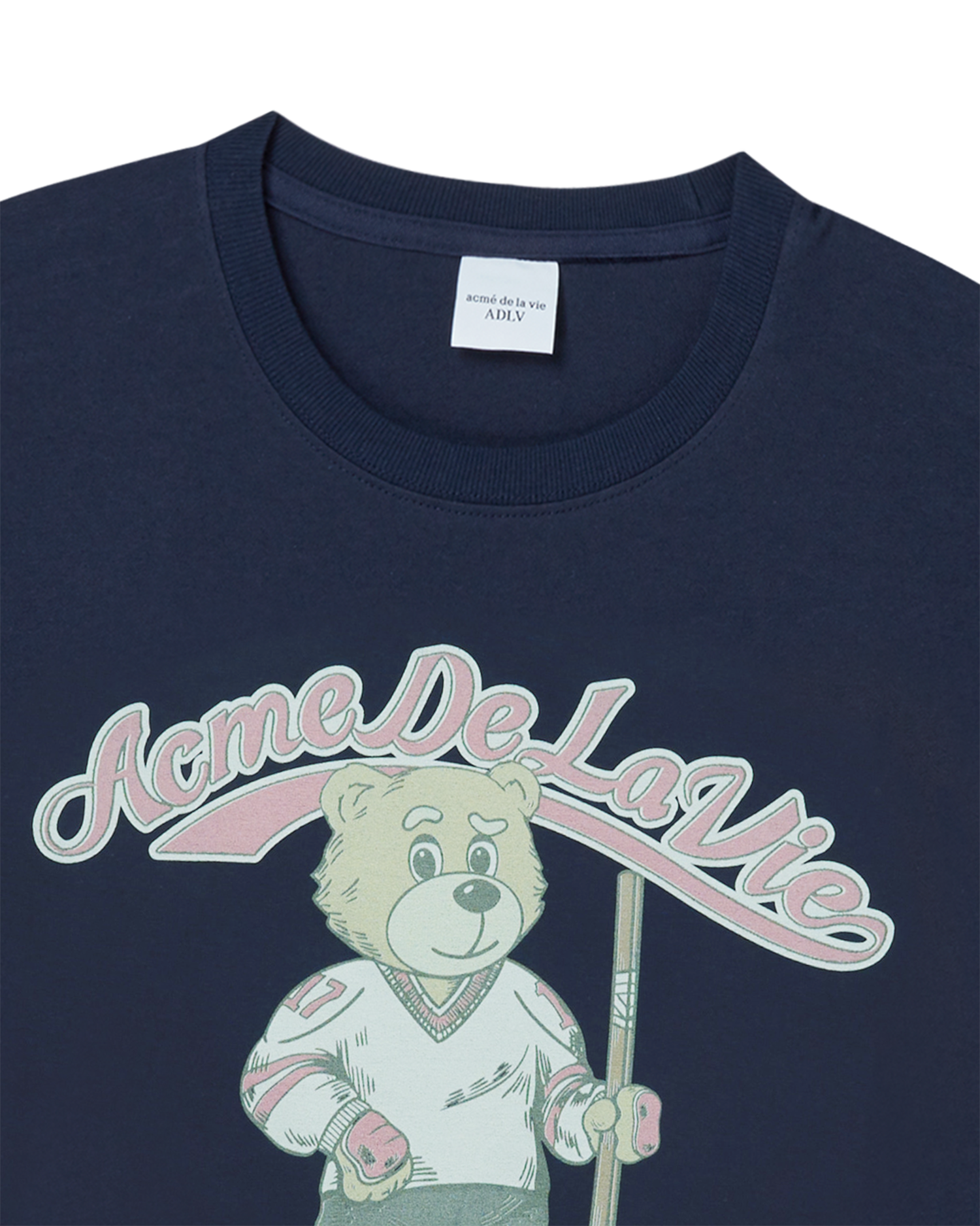 ADLV - Áo thun ngắn tay VINTAGE MASCOT AC BEAR Xanh navy đậm