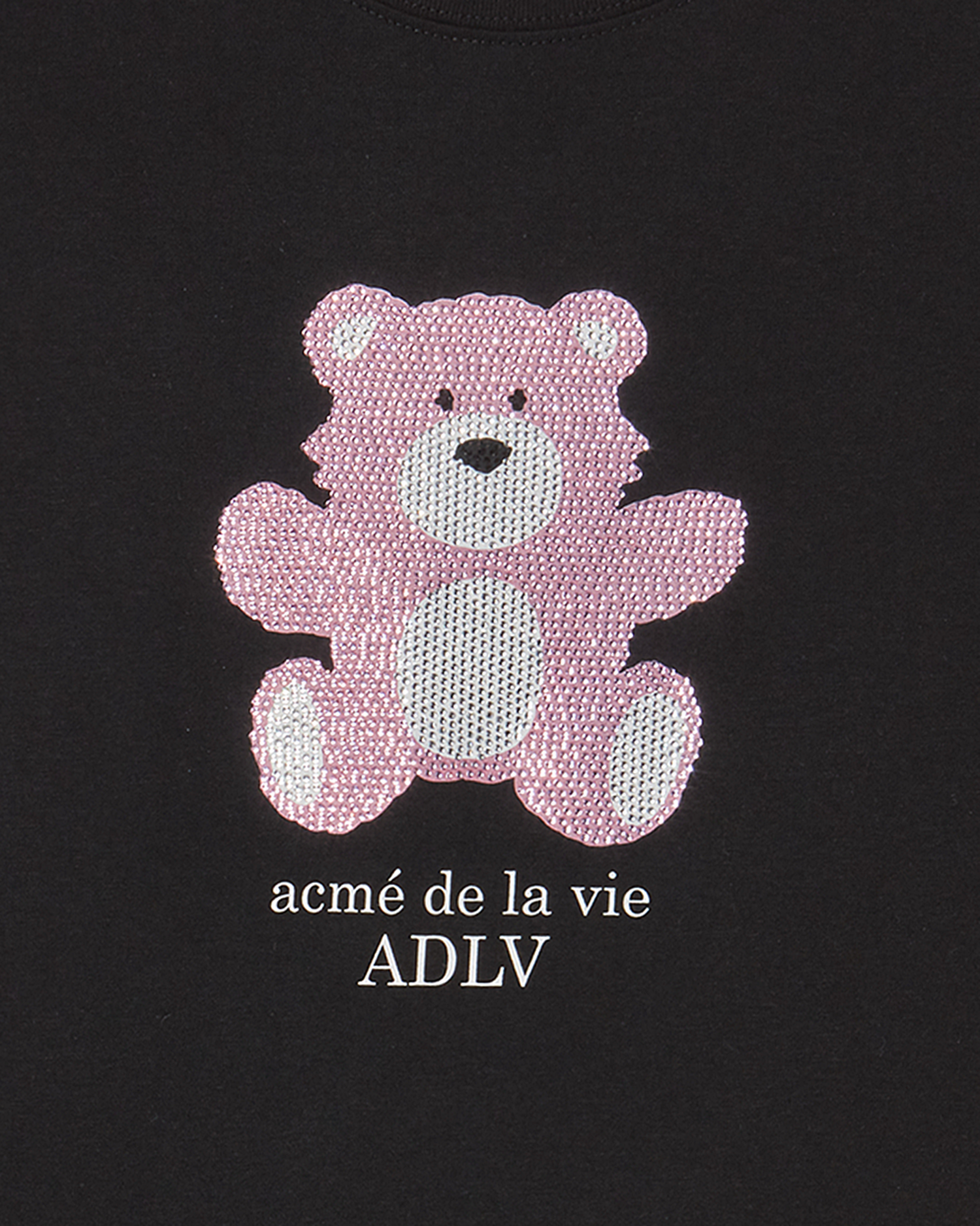 ADLV - Áo thun WOMAN CUBIC BEAR Đen