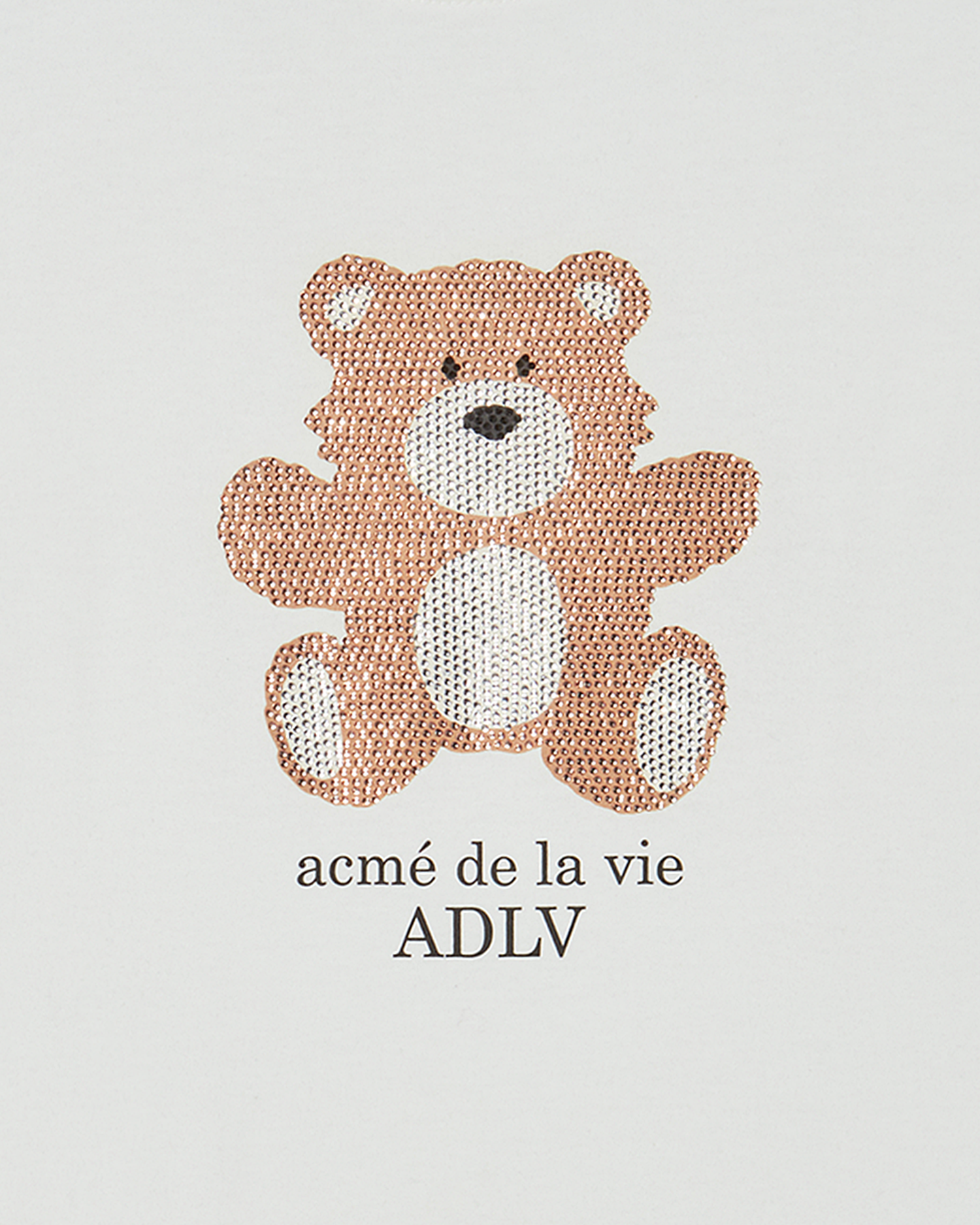 ADLV - Áo thun WOMAN CUBIC BEAR Kem