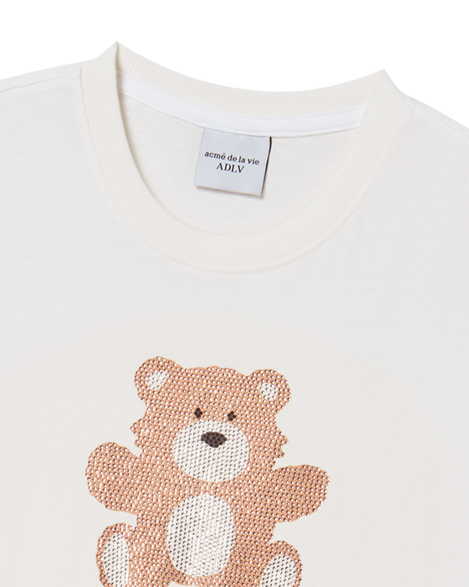 ADLV - Áo thun WOMAN CUBIC BEAR Kem