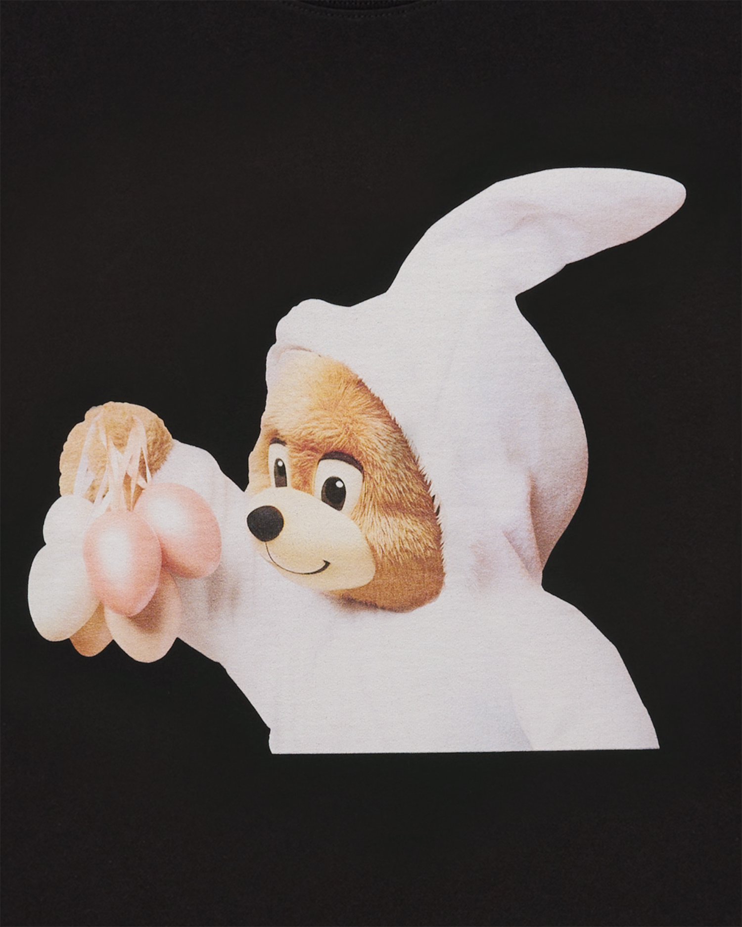 Áo thun ngắn tay AC BEAR BABY FACE BUNNY Đen
