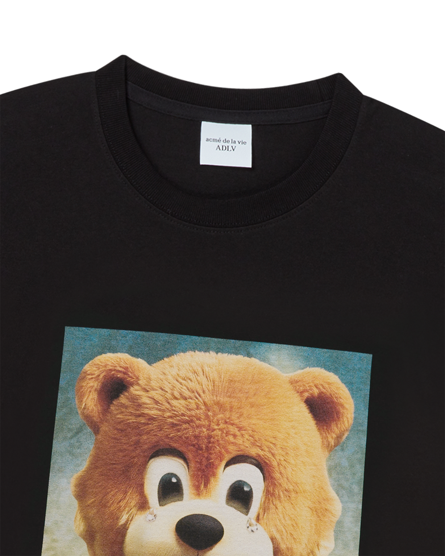 ADLV - Áo thun ngắn tay AC BEAR BABY FACE JEWELRY Đen