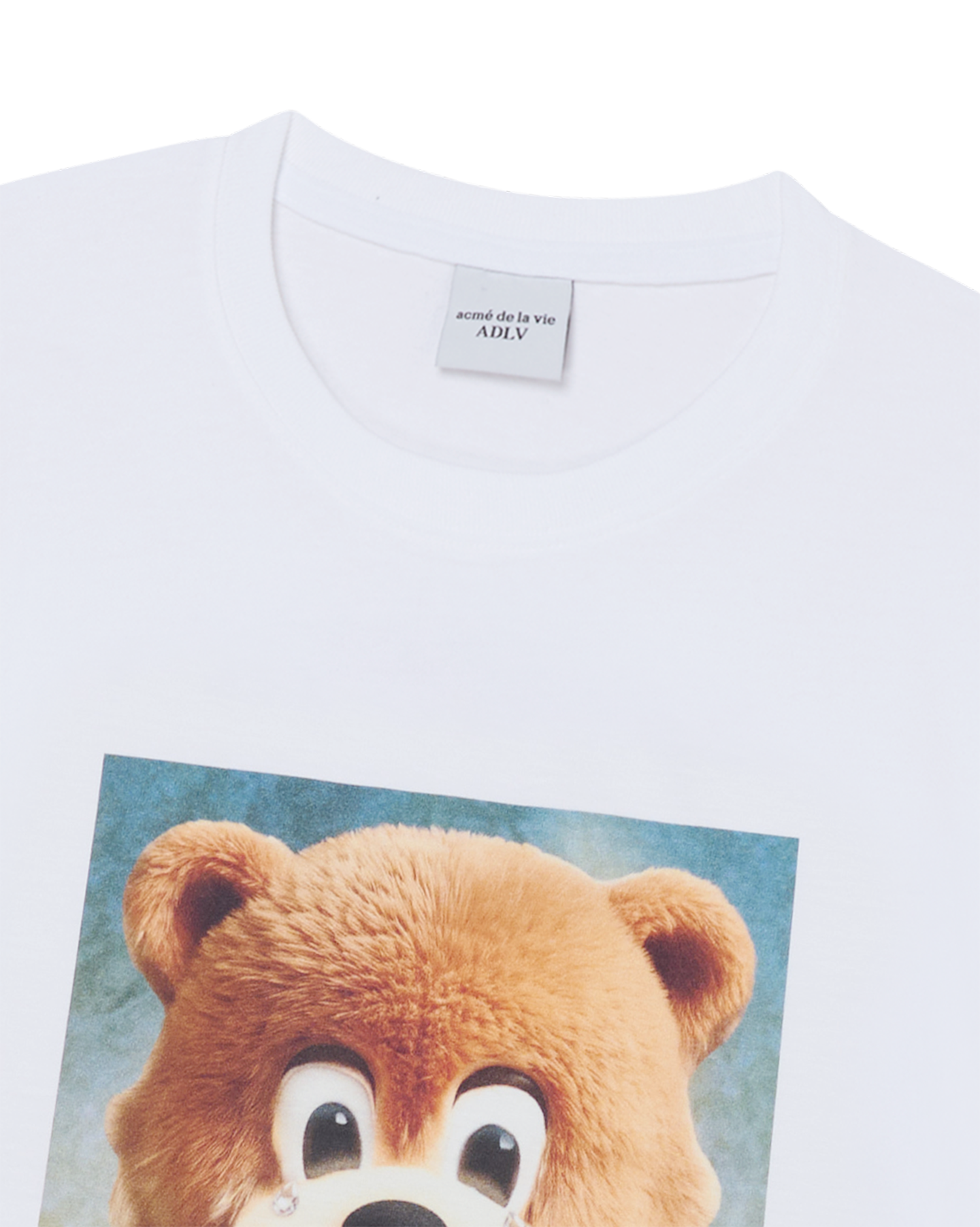 ADLV - Áo thun ngắn tay AC BEAR BABY FACE JEWELRY Trắng