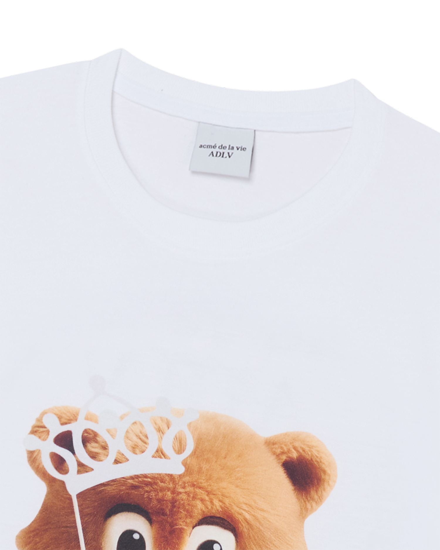 ADLV - Áo thun ngắn tay AC BEAR BABY FACE TIARA Trắng