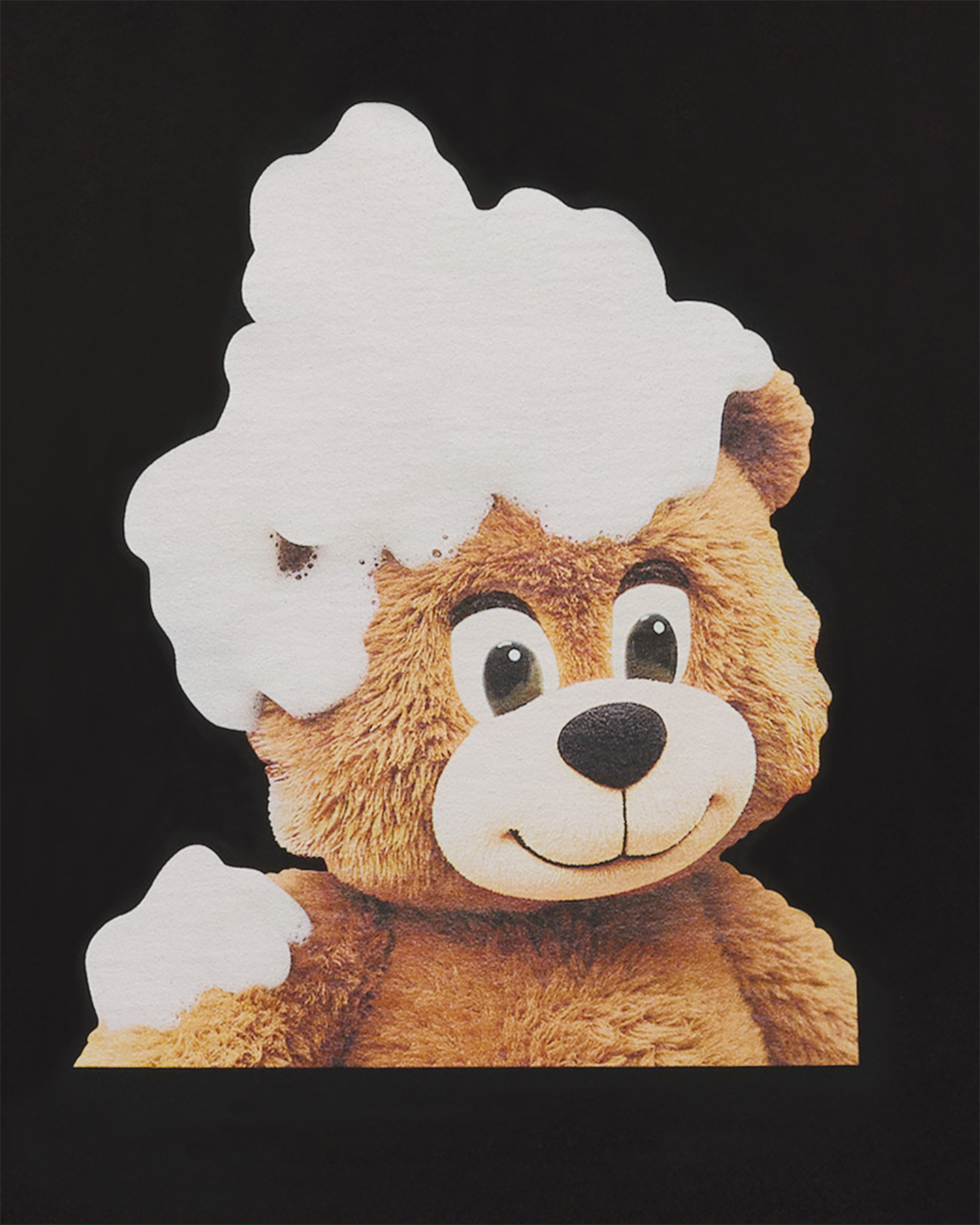ADLV - Áo thun ngắn tay AC BEAR BABY FACE BUBBLE Đen