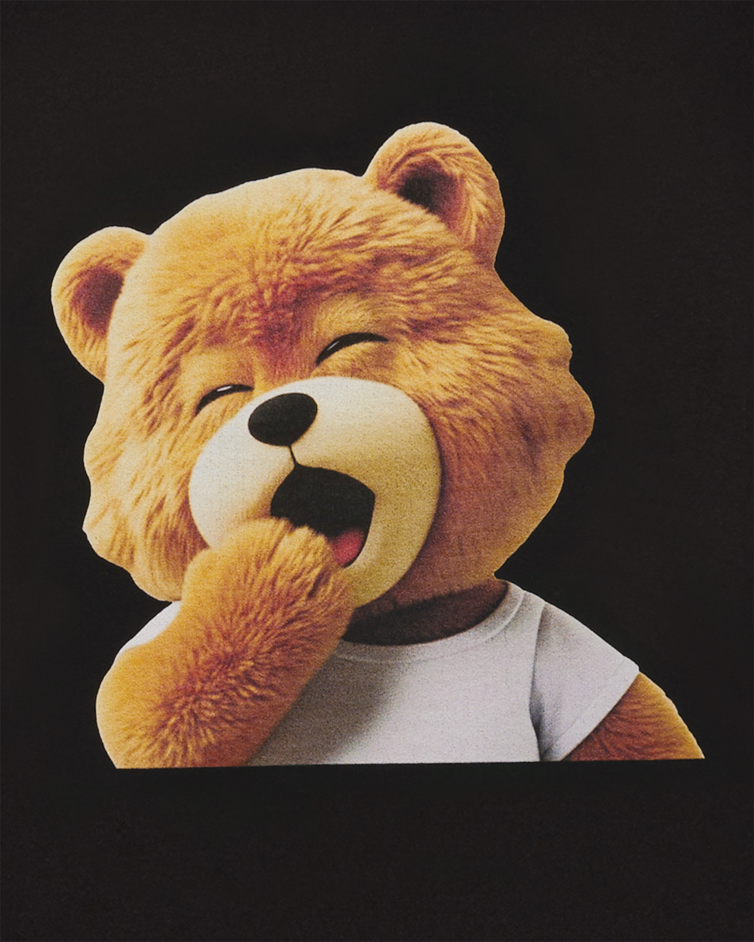 ADLV - Áo thun ngắn tay AC BEAR BABY FACE YAWN Đen