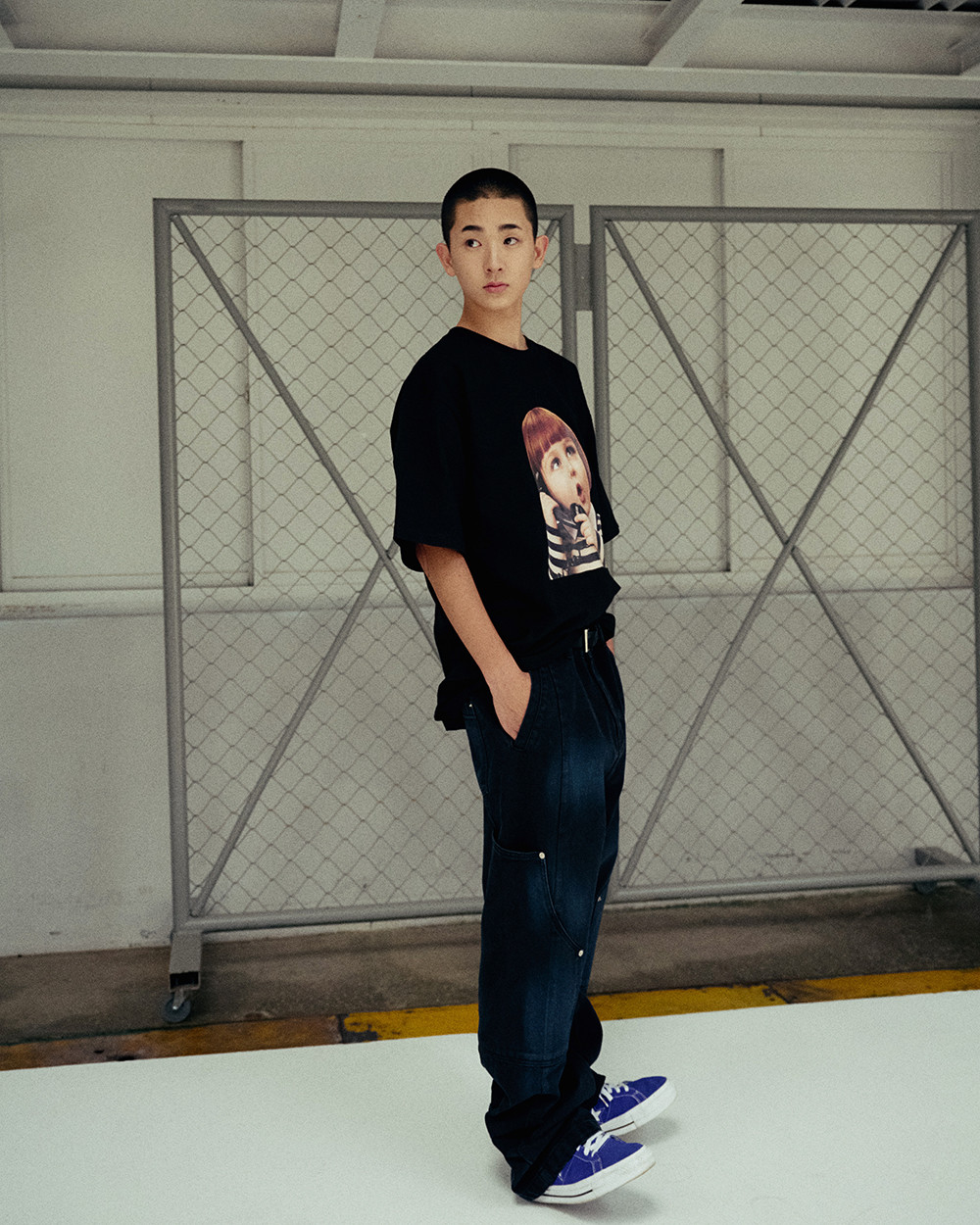ADLV - Áo thun CALL ME BABY Đen