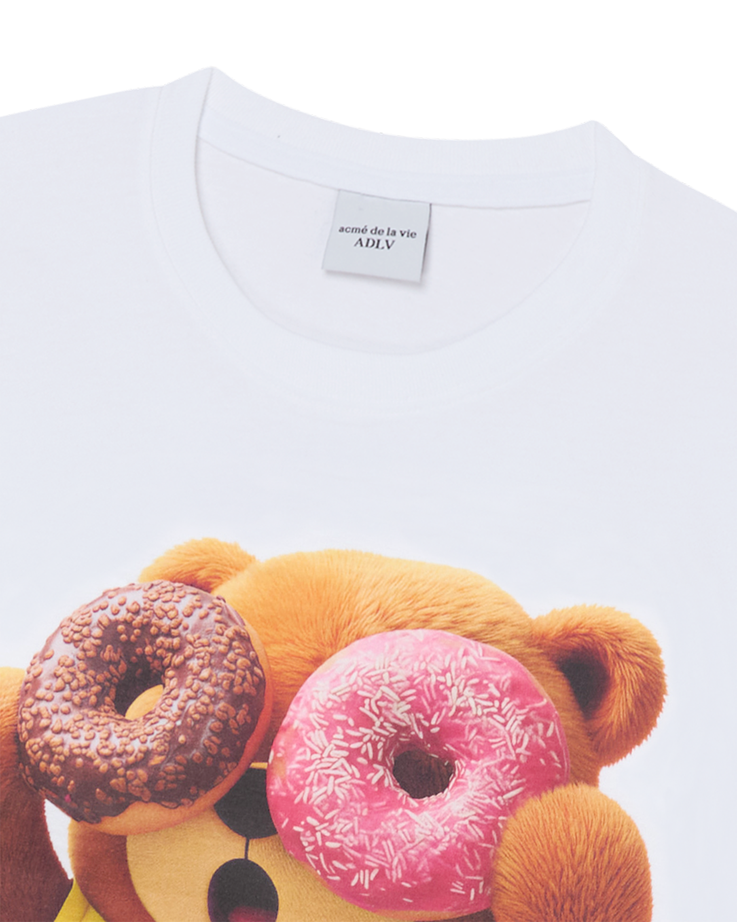 ADLV - Áo thun ngắn tay AC BEAR DONUT BABY FACE Trắng