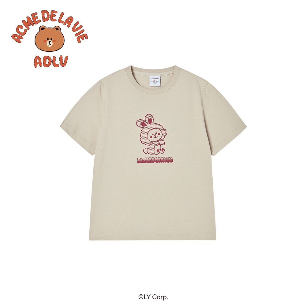 Áo thun WOMAN CONY LINE FRIENDS Be đậm