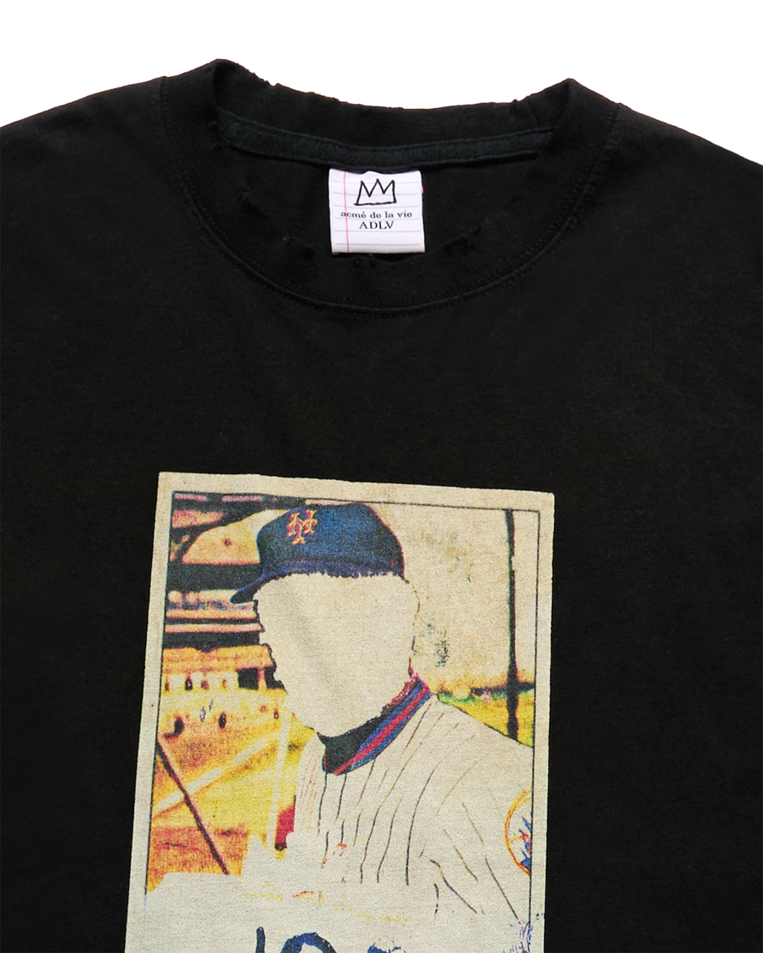ADLV - Áo thun ngắn tay JMB BASEBALL PLAYER Đen