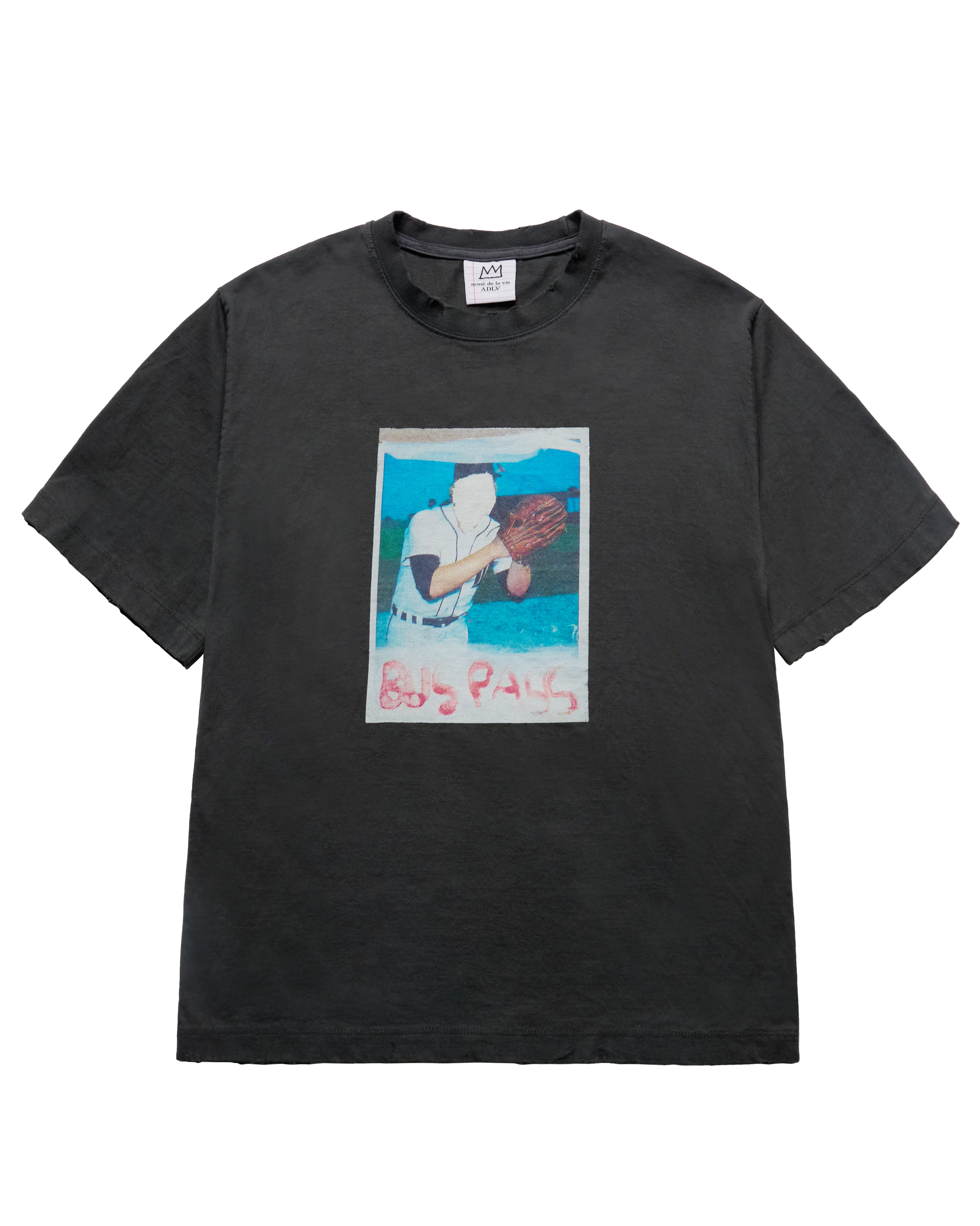 ADLV - Áo thun ngắn tay JMB BASEBALL PLAYER Than chì