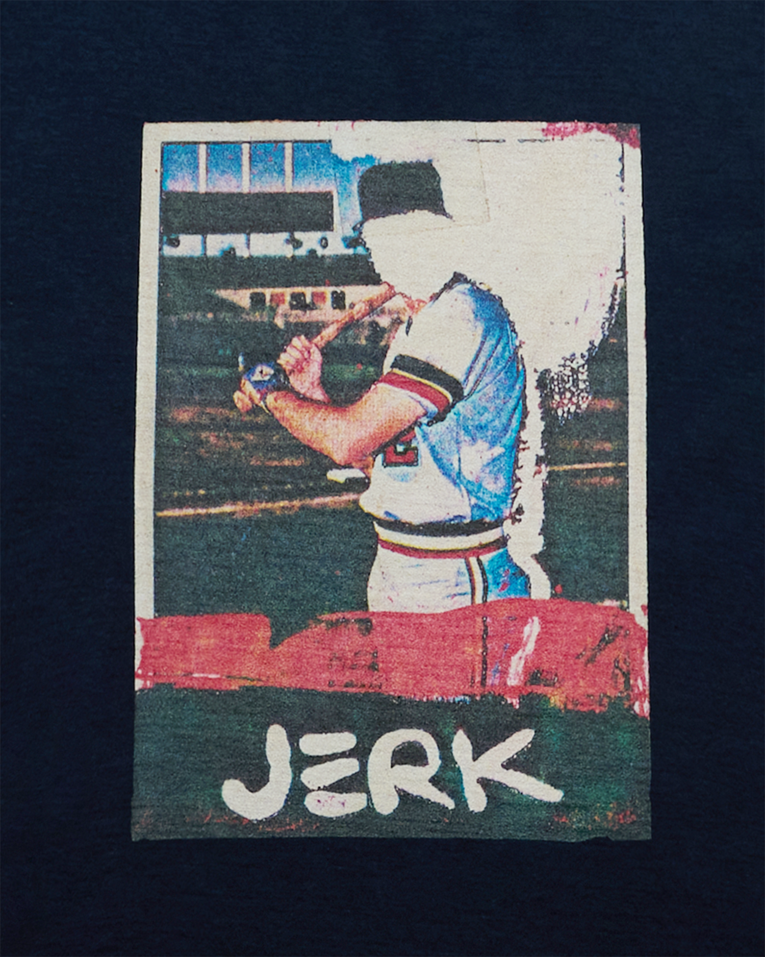 ADLV - Áo thun ngắn tay JMB BASEBALL PLAYER Xanh navy đậm