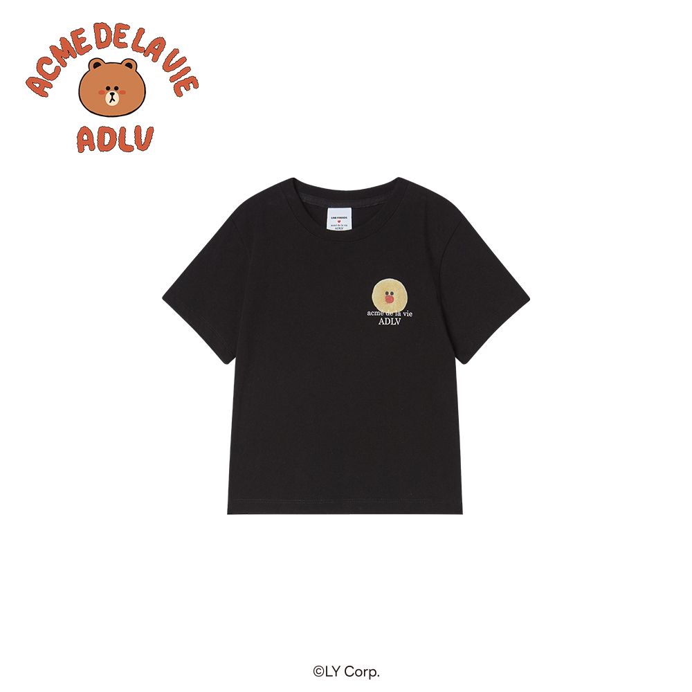 Áo thun KIDS BASIC LINE FRIENDS Đen