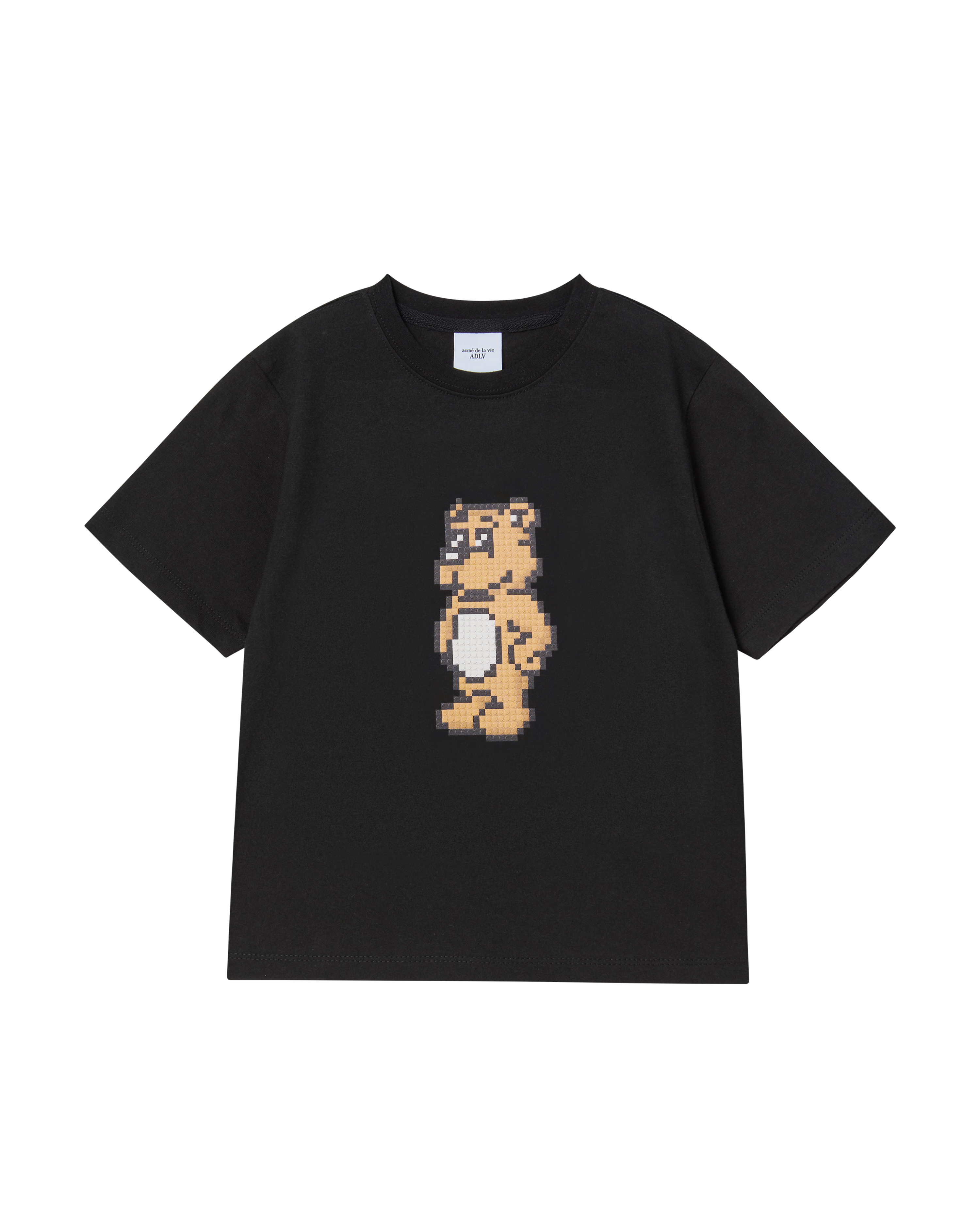 Áo thun KIDS BLOCK AC BEAR Đen