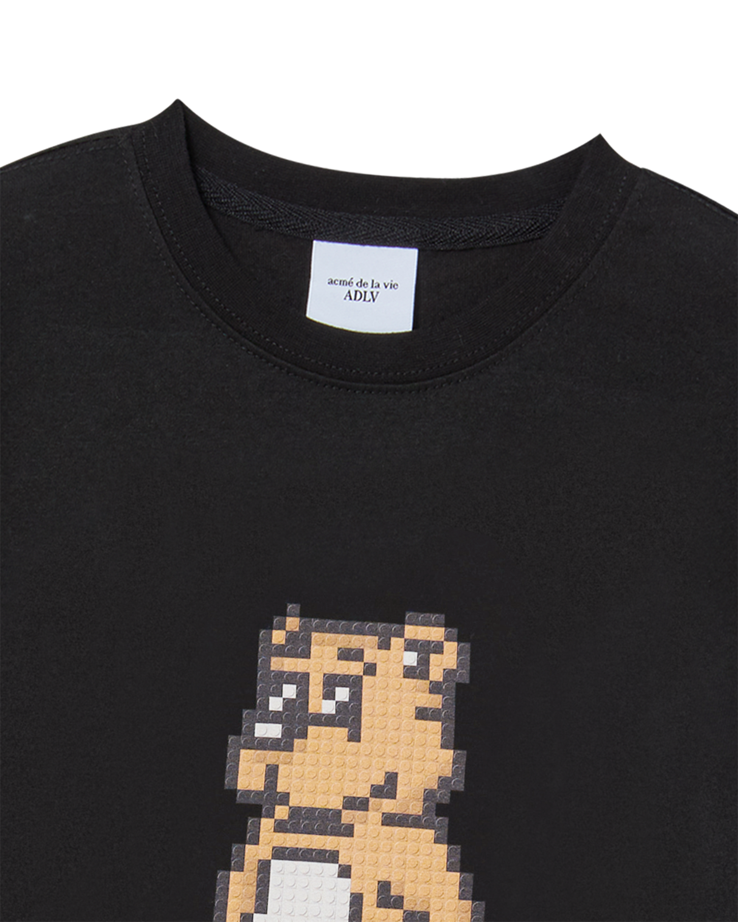 ADLV - Áo thun KIDS BLOCK AC BEAR Đen