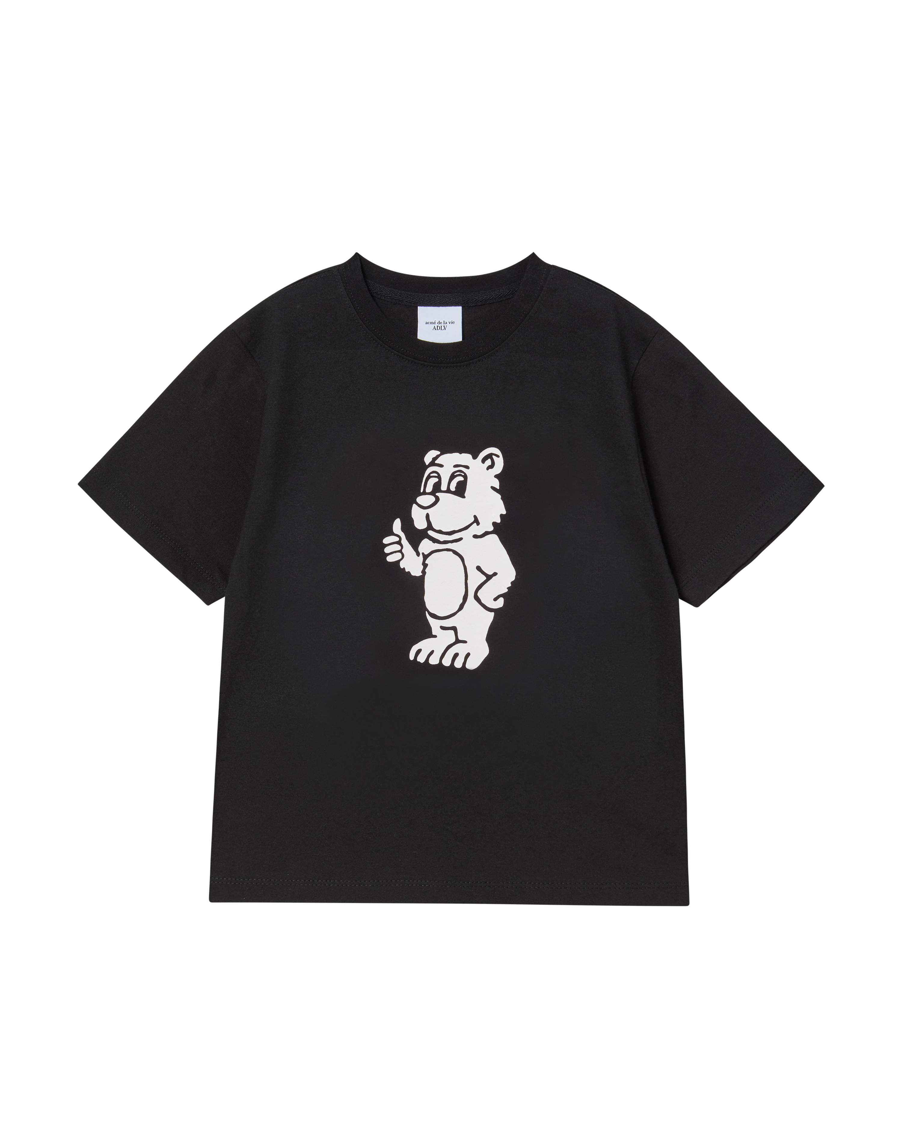 ADLV - Áo thun KIDS BASIC AC BEAR Đen