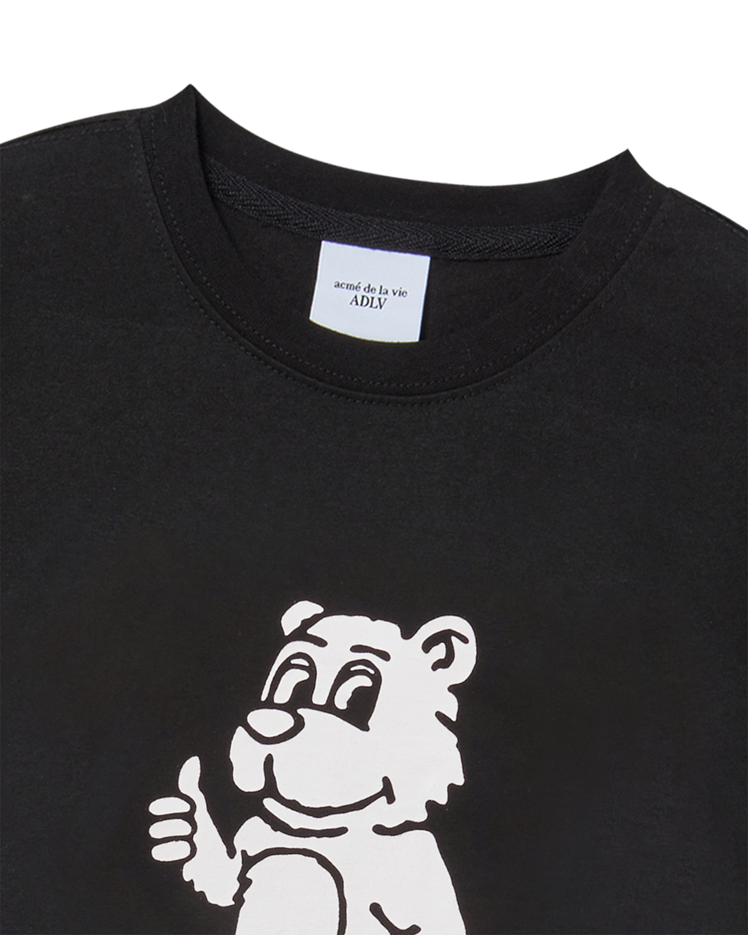 ADLV - Áo thun KIDS BASIC AC BEAR Đen