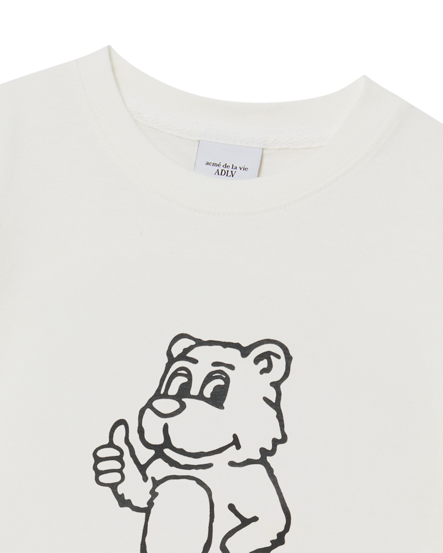 Áo thun KIDS BASIC AC BEAR Kem