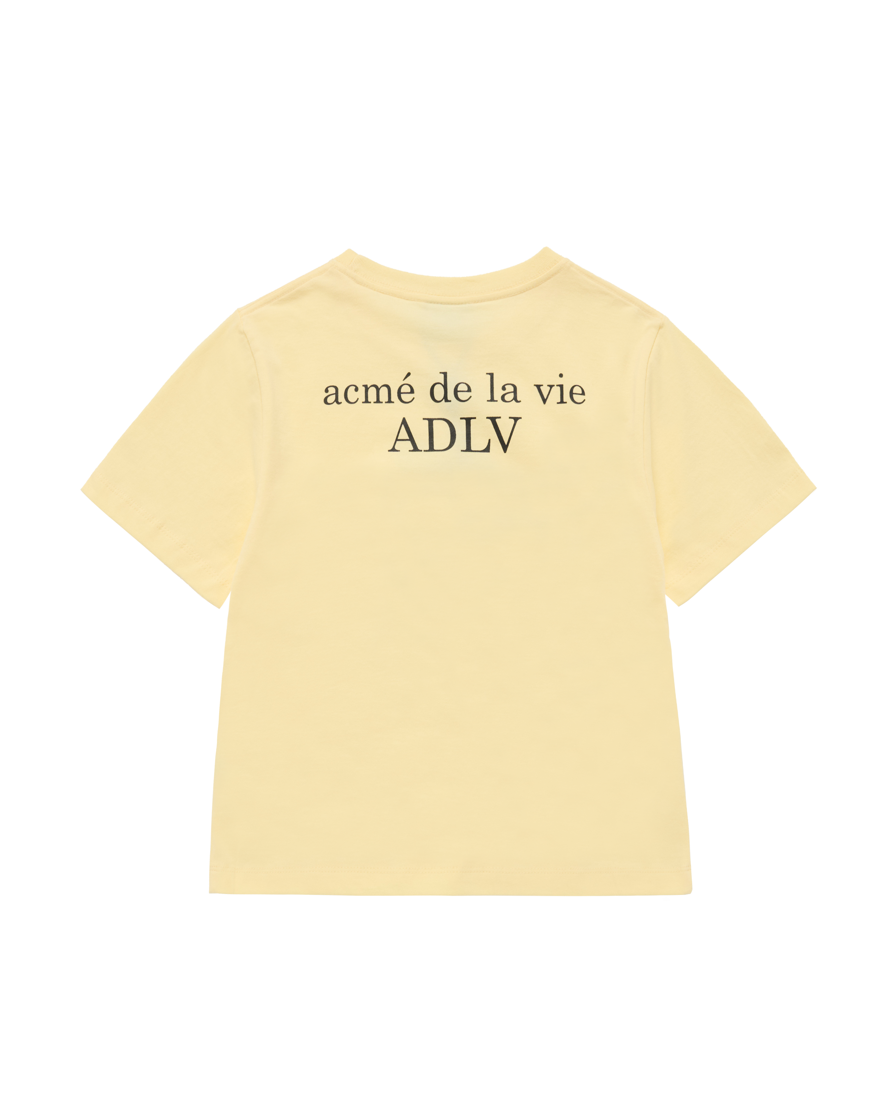 ADLV - Áo thun KIDS BASIC AC BEAR Vàng nhạt