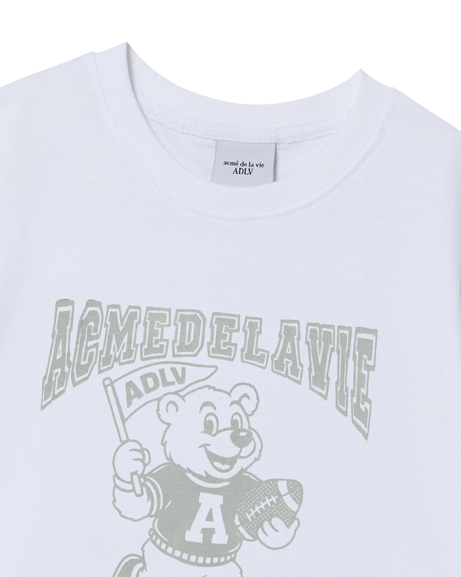 ADLV - Áo thun KIDS FOOTBALL AC BEAR Trắng